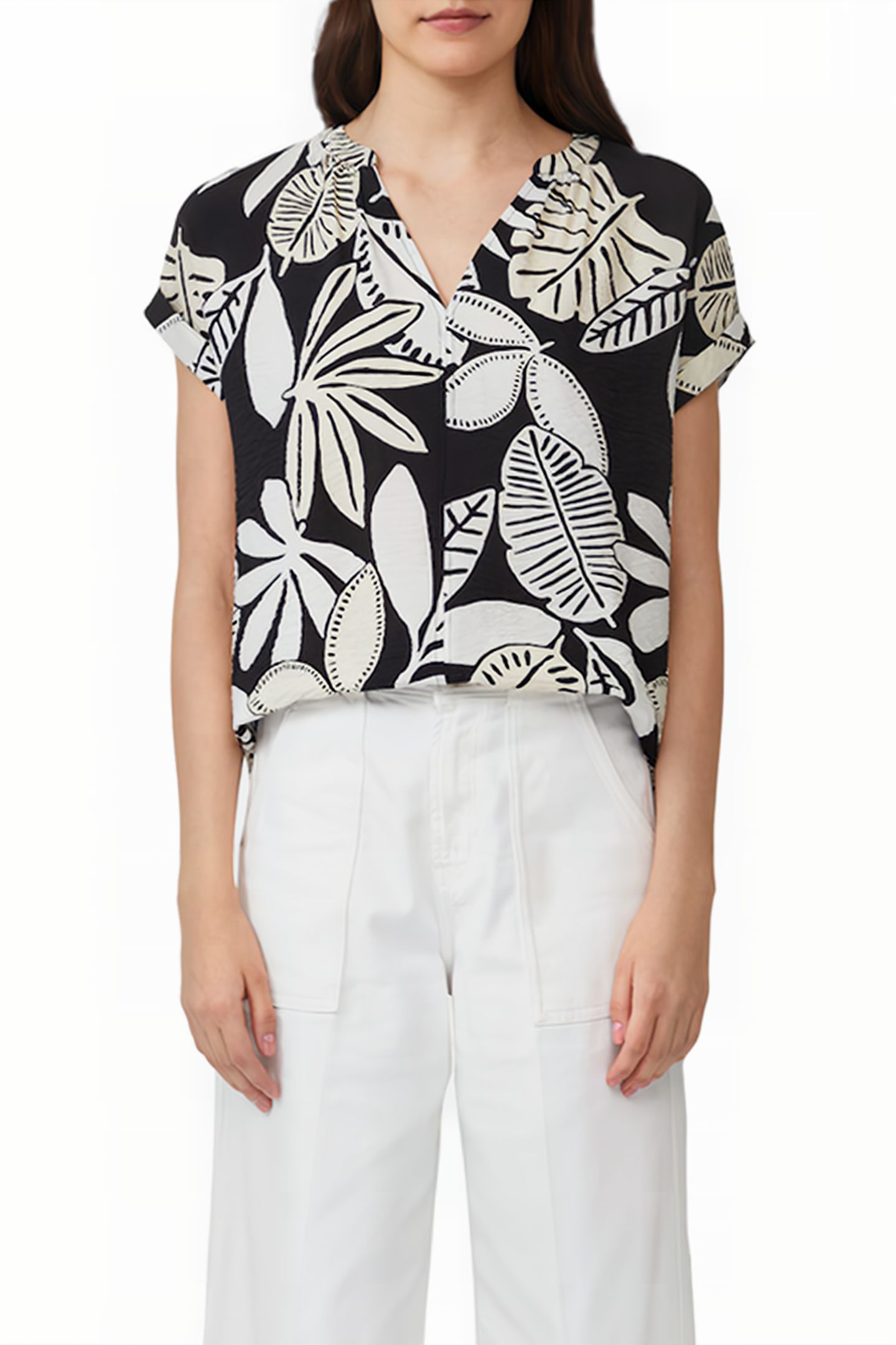 S.OLIVER BLOUSES BLACK 1
