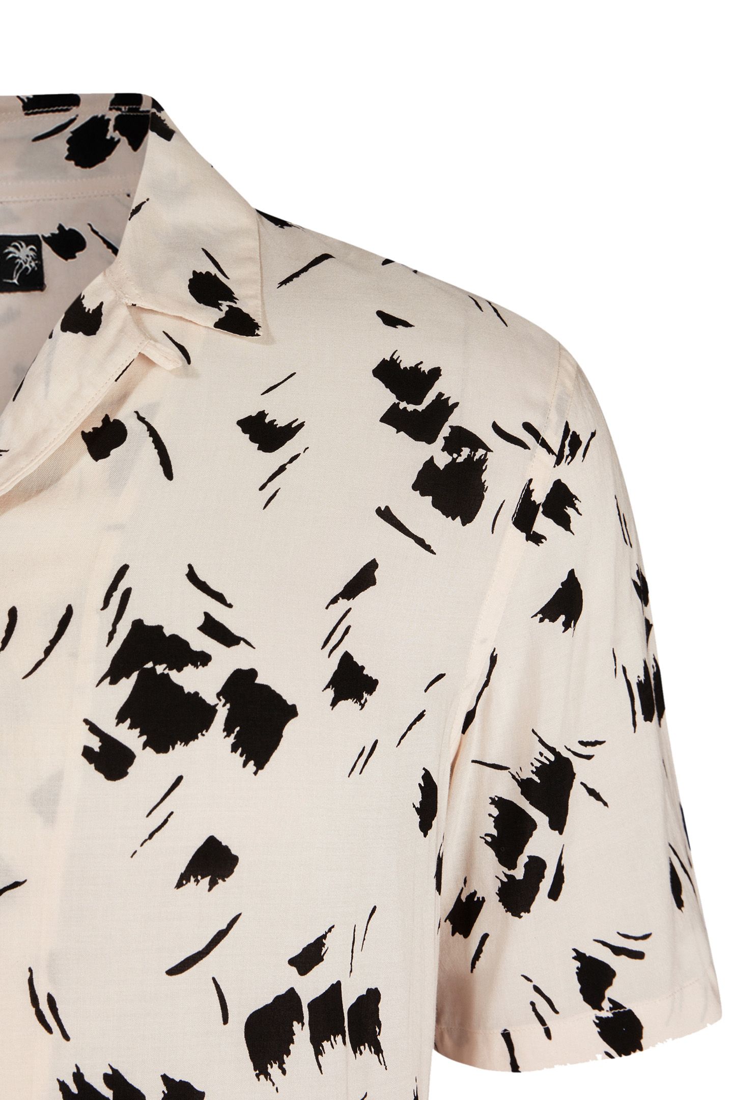 BOREALIS SS SHIRT ECRU/JET BLACK 3