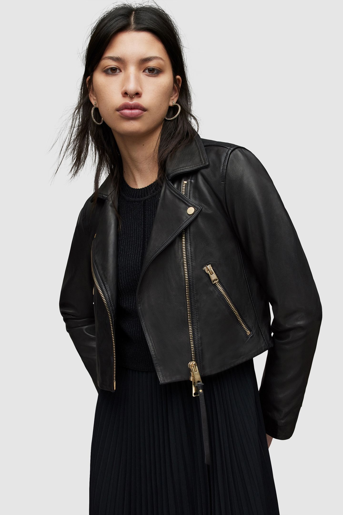 DALBY CROP BIKER BLACK 5