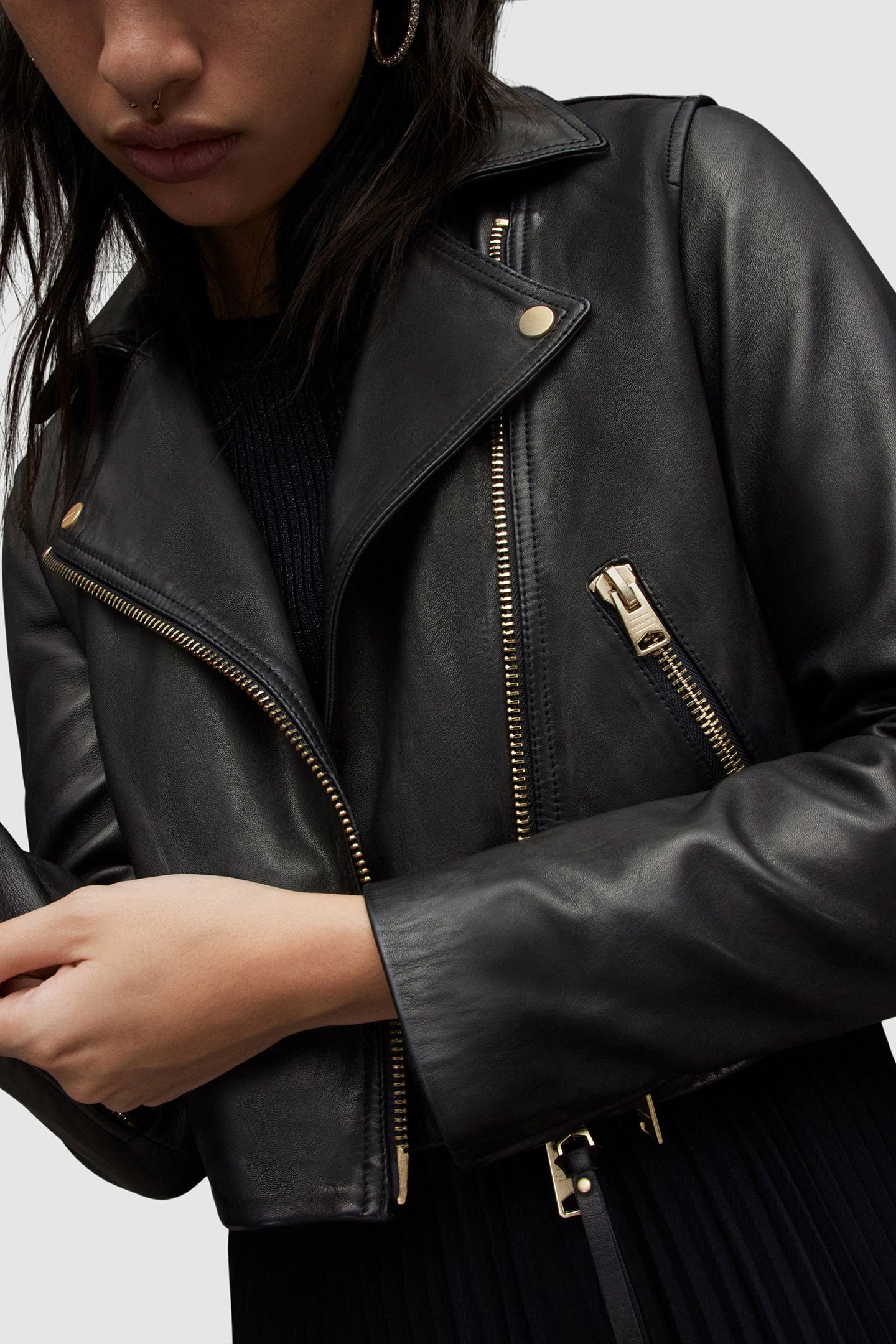 DALBY CROP BIKER BLACK 8