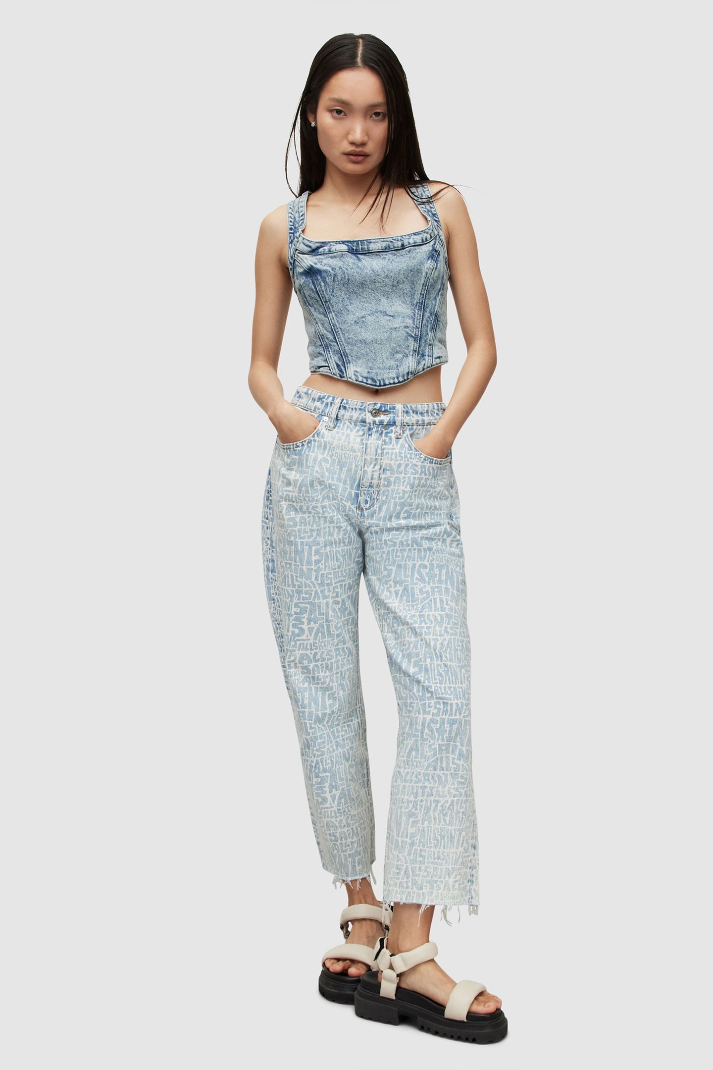 CHARLI CORSET MID INDIGO BLUE 3