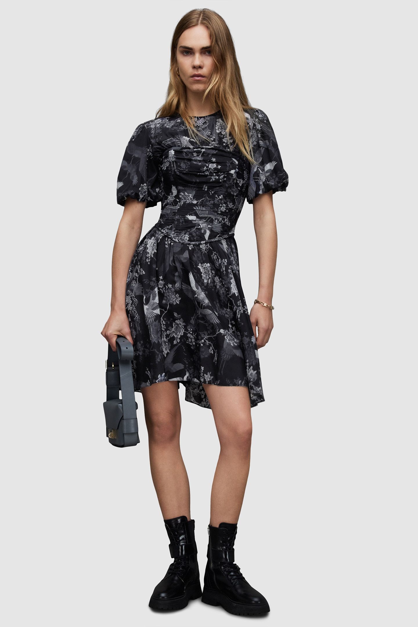 ALI PEGGY DRESS BLACK 5