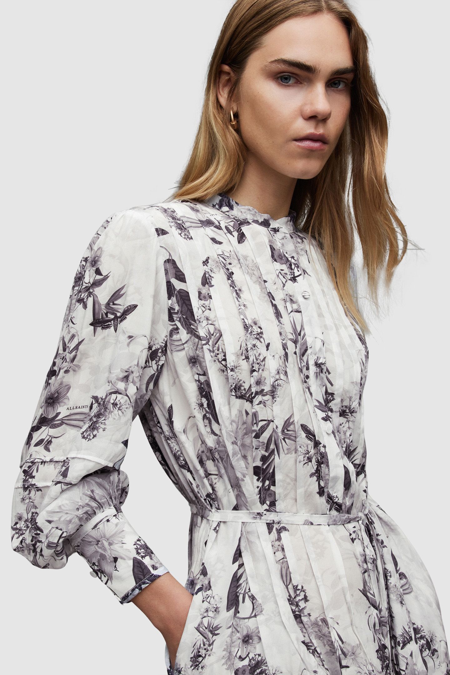EILA AUDREY DRESS MONO WHITE 8