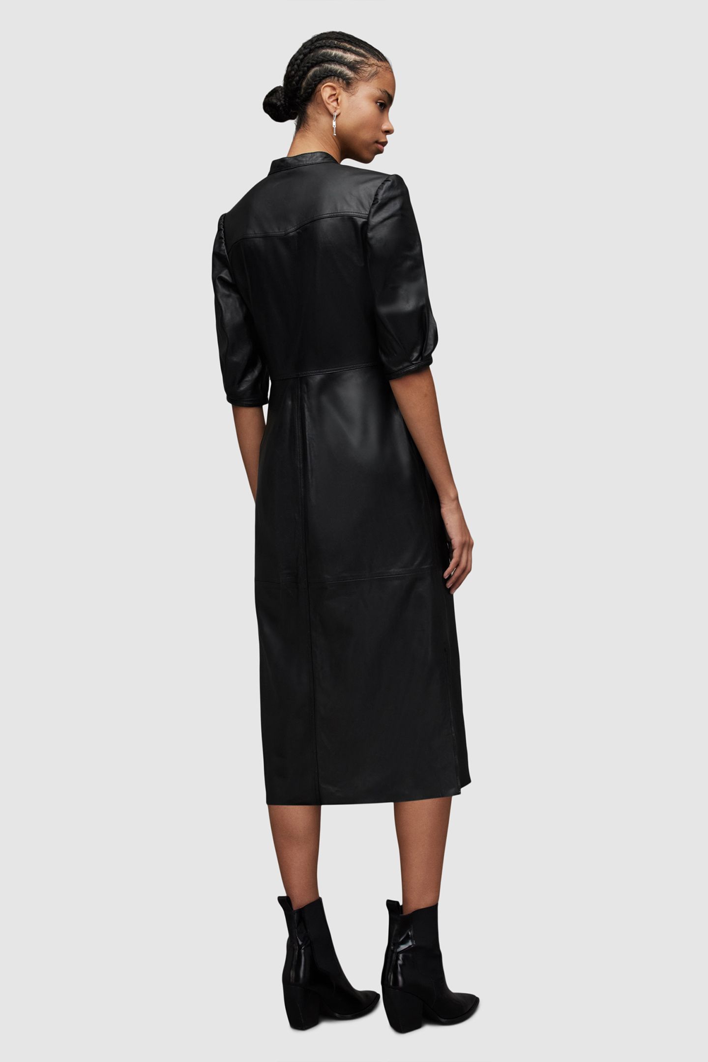 JACKIE LEATHER DRESS BLACK 2