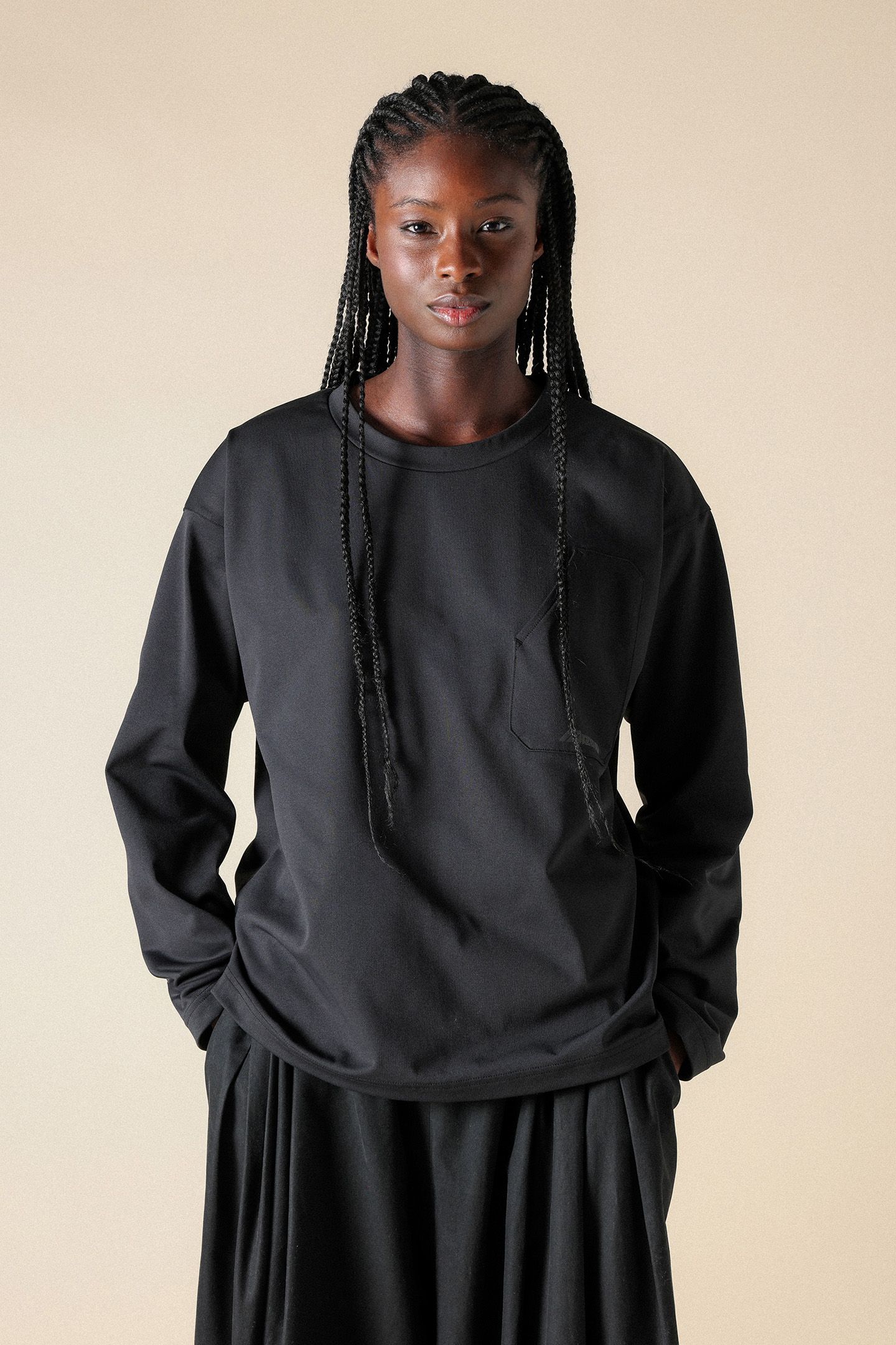 UNISEX SL HEAVY LONG SLEEVE TEE BLACK 3