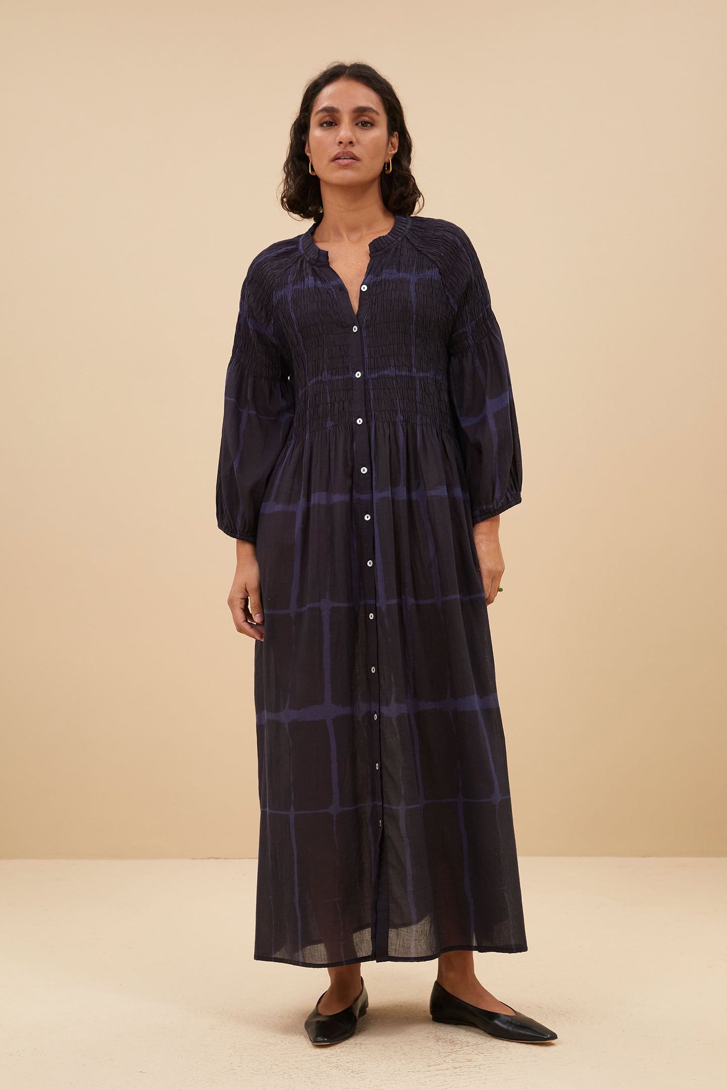 LOULOU SQUARE DRESS SQUARE PRINT 1