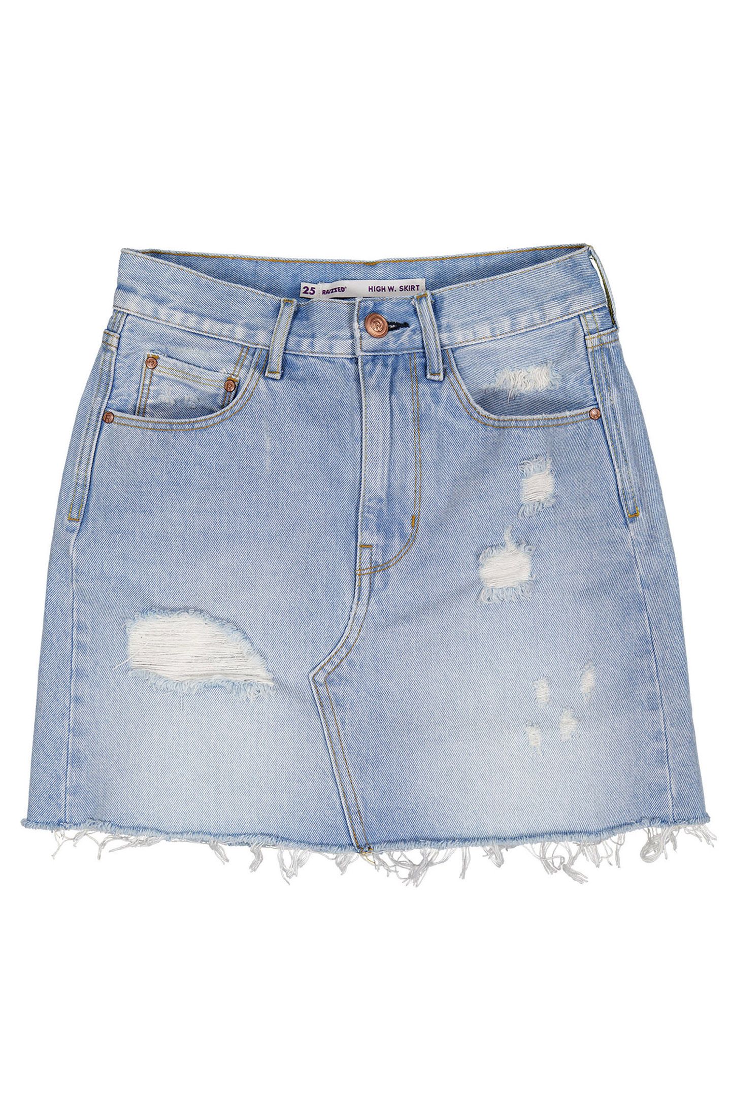 RIVER - HS21 MINI SKIRT VINTAGE BLUE 4