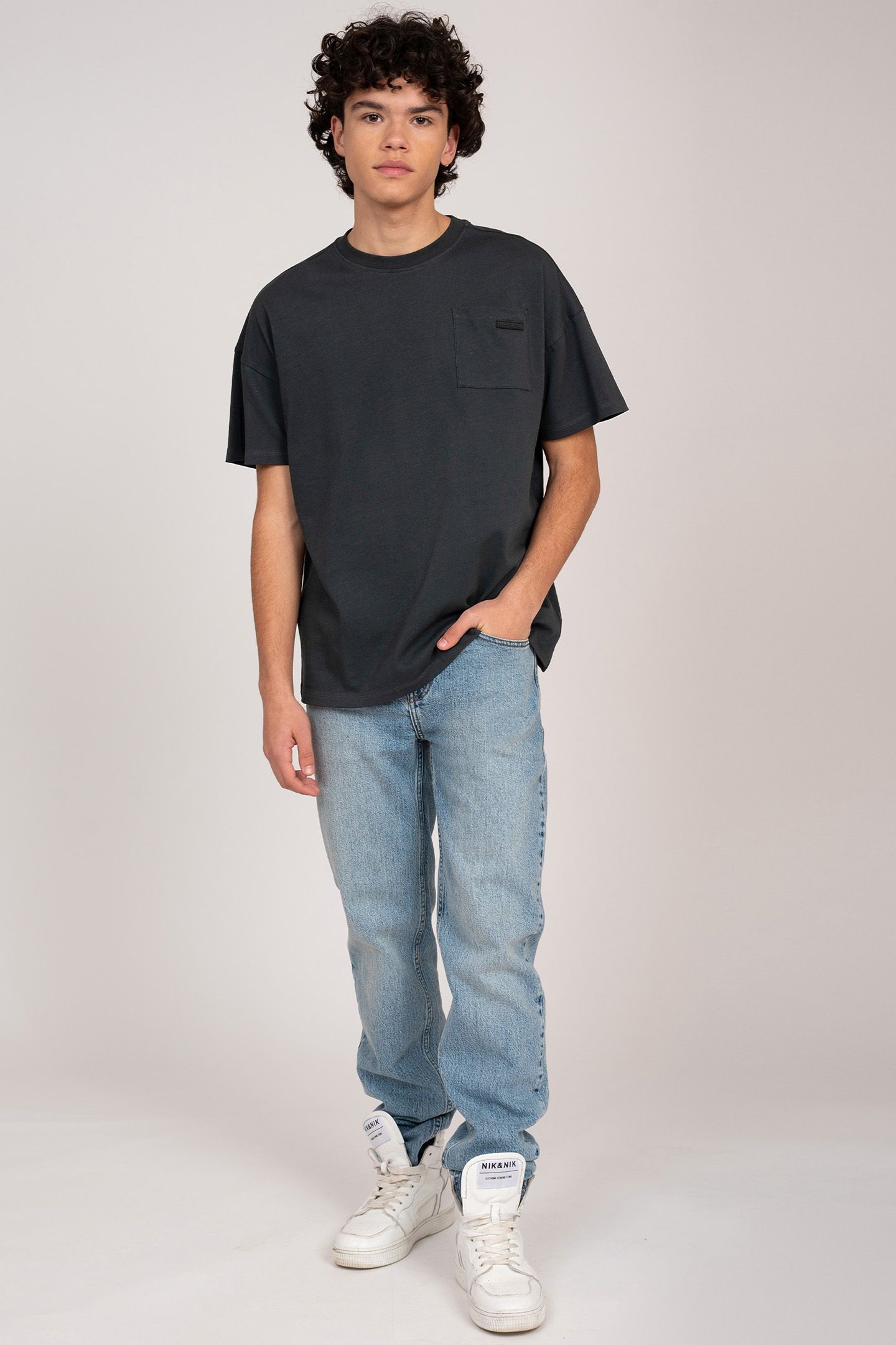 HEAVY POCKET T-SHIRT PIRATE BLACK 1