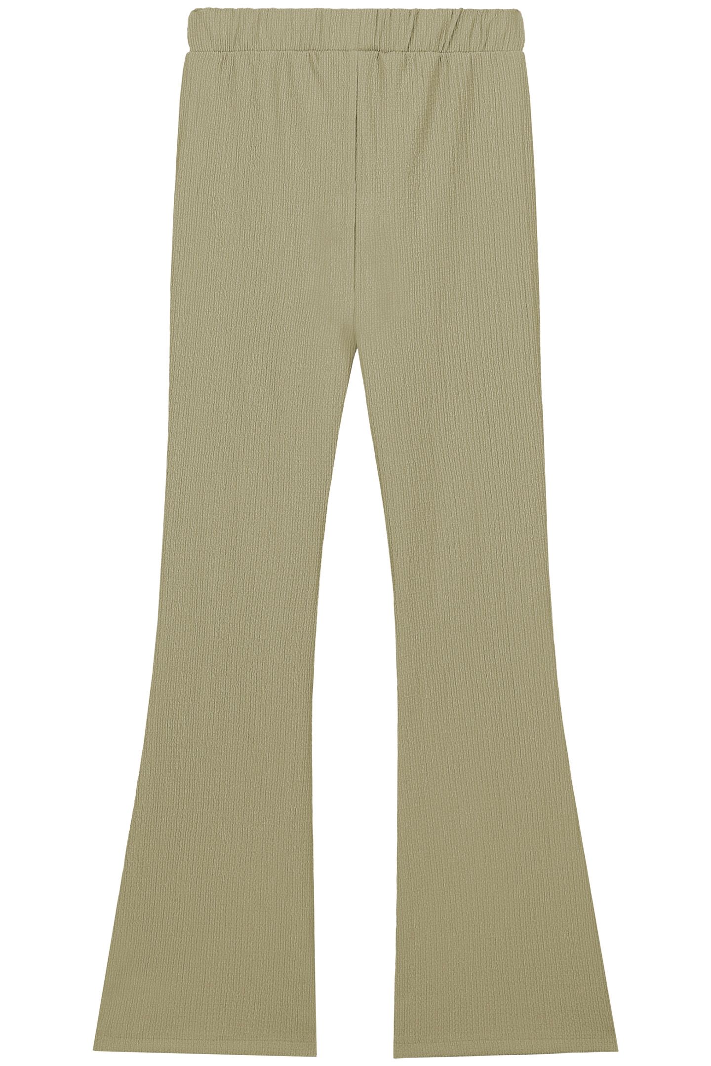 VONDA FLARED PANTS CROCODILE GREEN 3