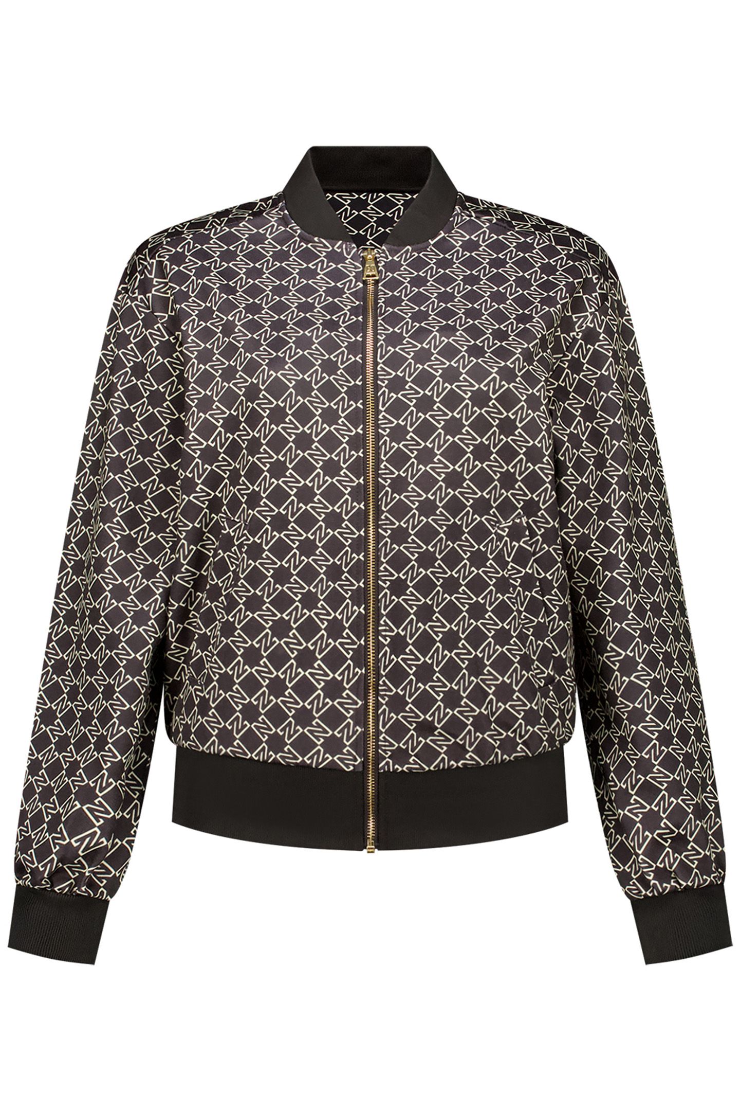 MONOGRAM LOGO JACKET BLACK 1