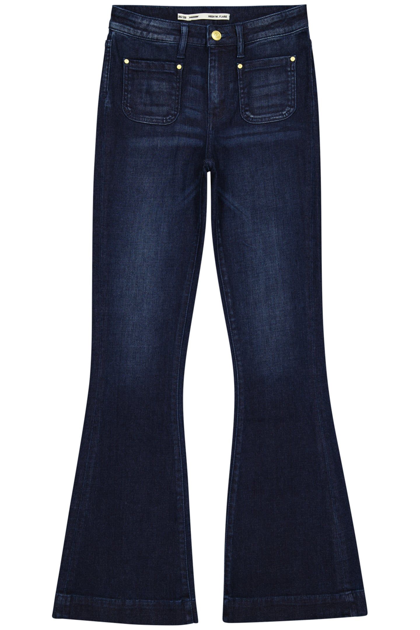 SUNRISE PATCHEDON POCKETS JEANS DARK BLUE STONE 4