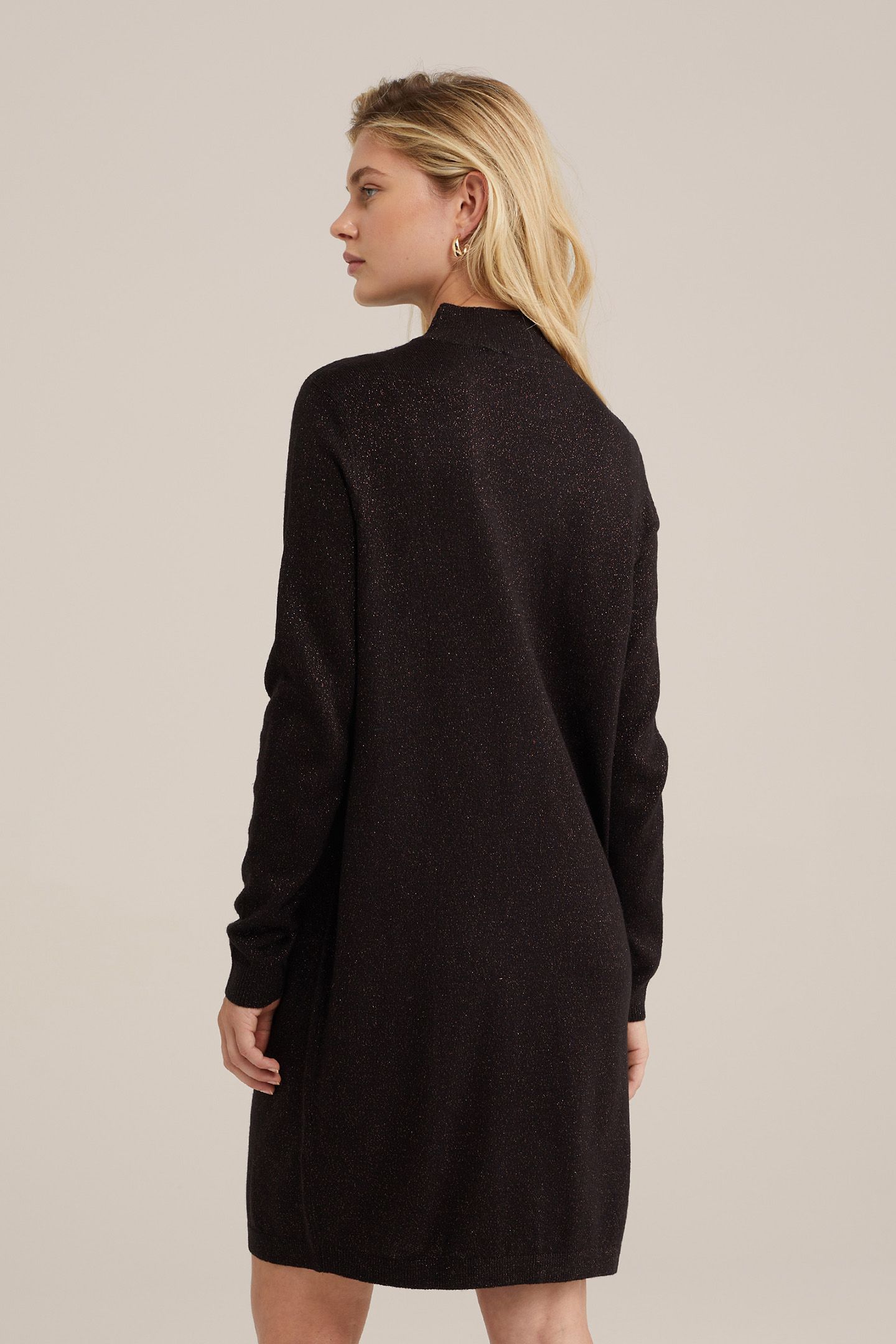 DRESS MID LENGTH BLACK 2