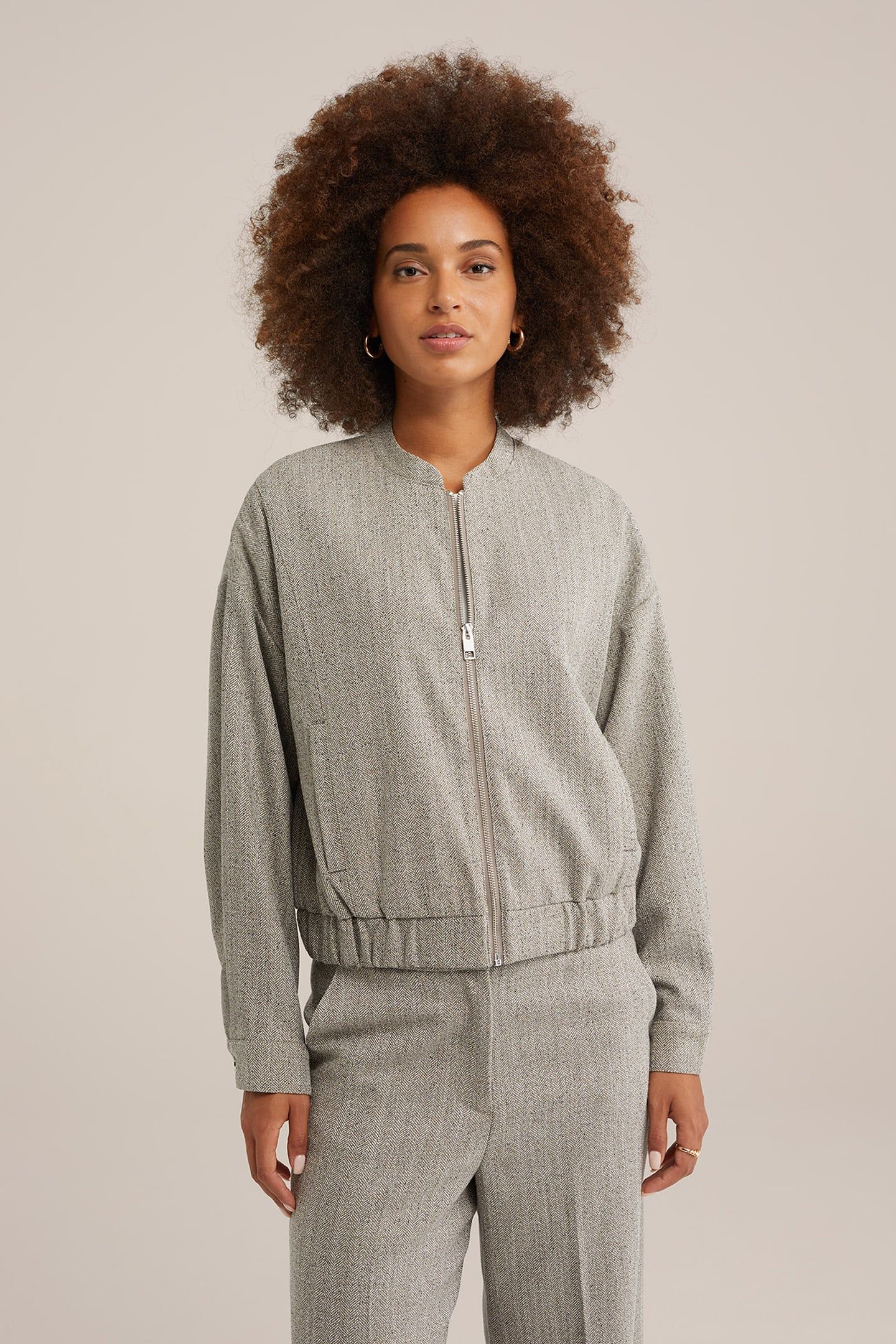 BOMBER LIGHT GREY 1
