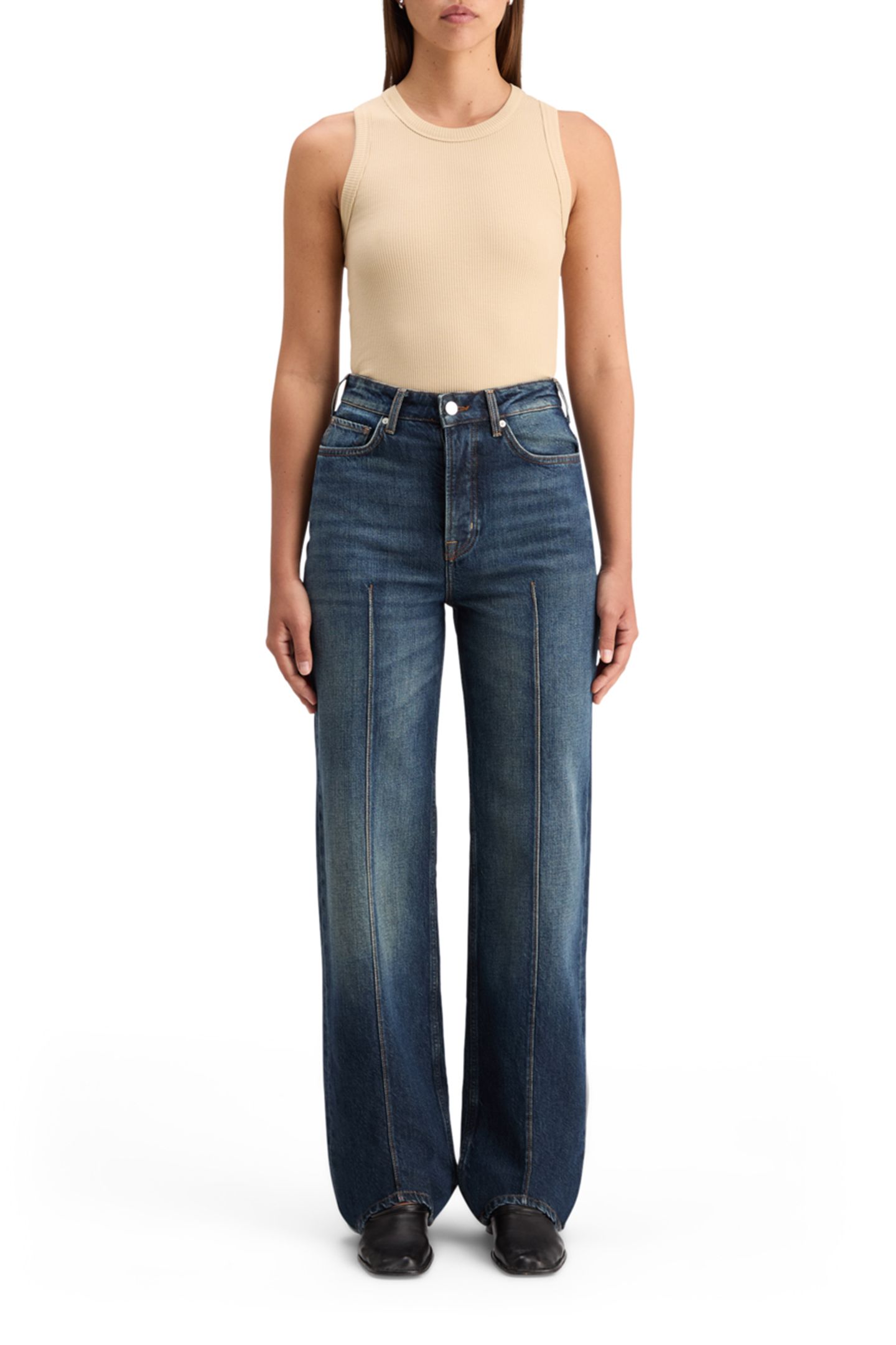 THE RIPPLE AUTHENTIC STRAIGHT JEANS - LUX BLUE 3