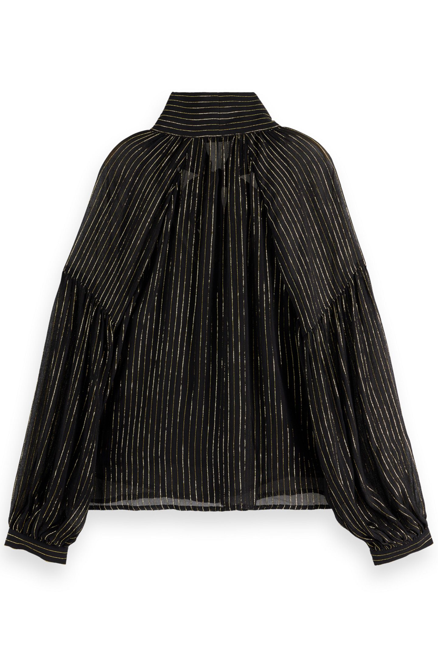 LUREX TOP WITH BOW NECK EVENING BLACK 5