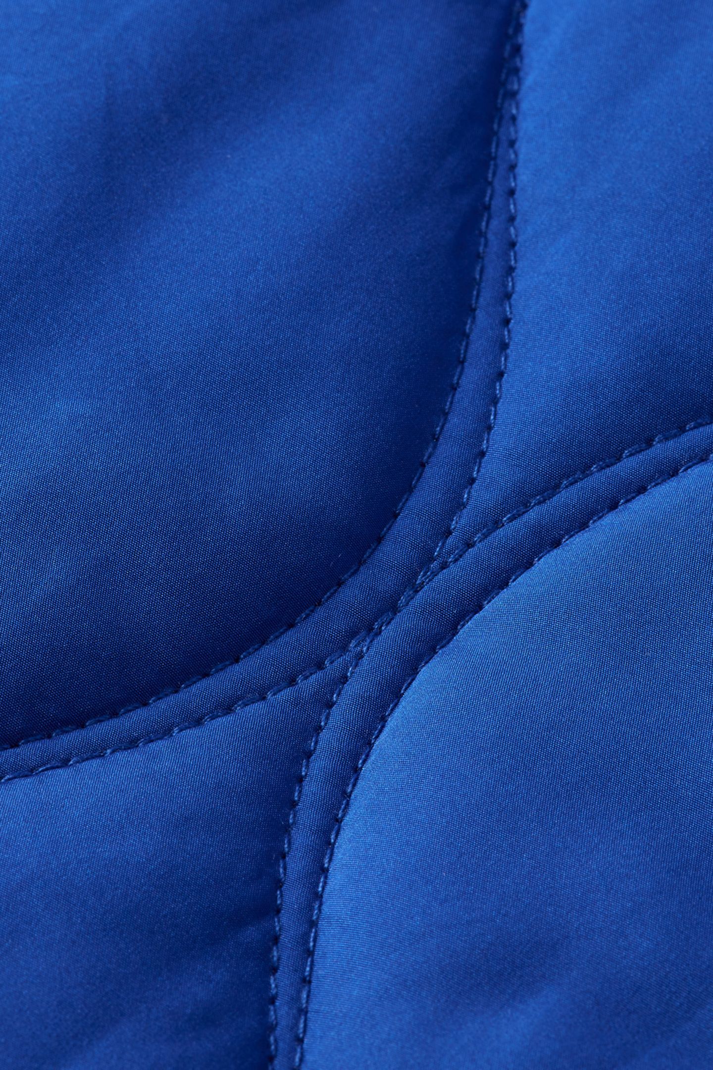 OVERSIZED ONION QUILT LINER JACKET ELECTRIC BLUE 9
