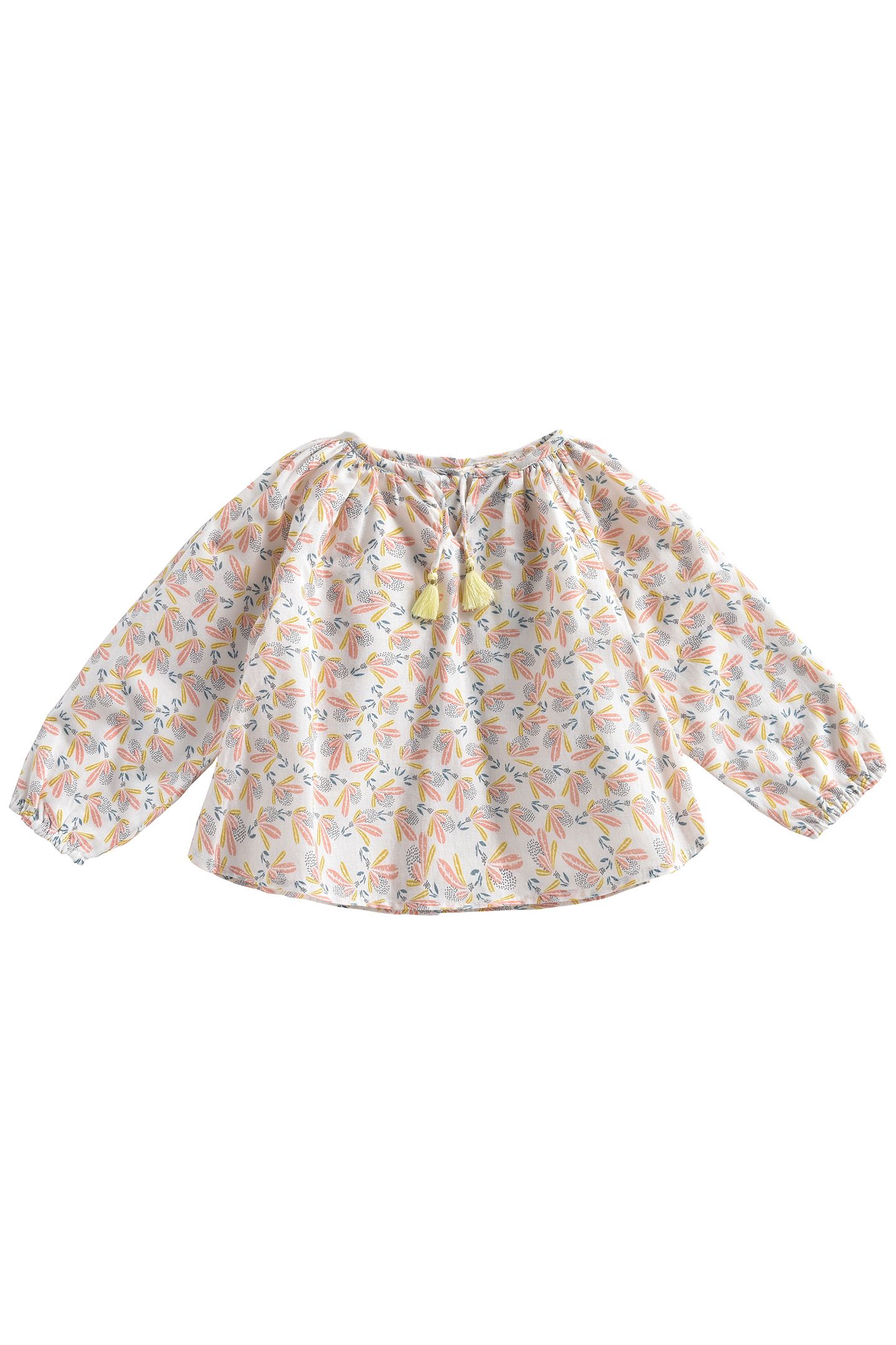 BLOUSE AKASH CREAM PETALS 1