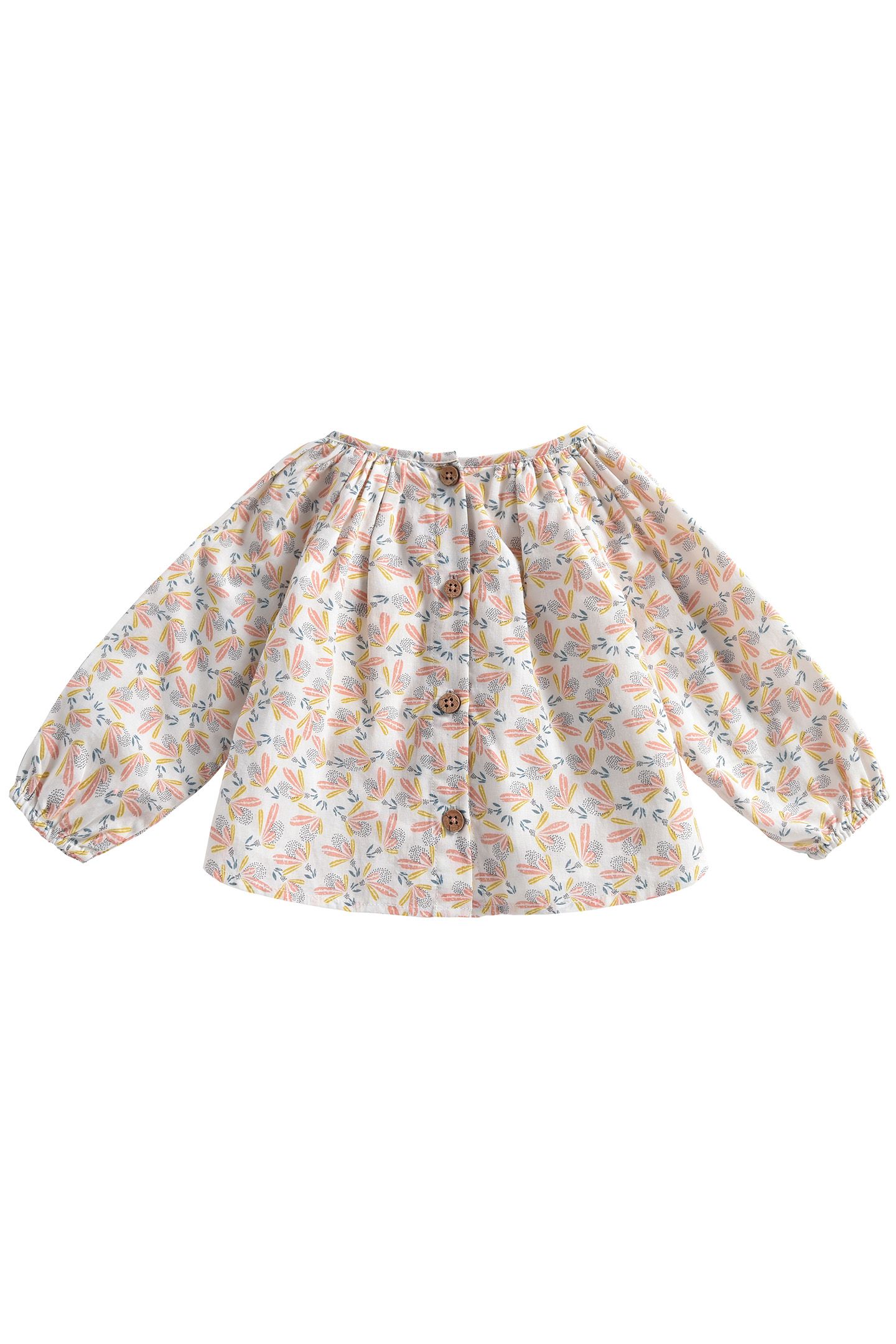 BLOUSE AKASH CREAM PETALS 2