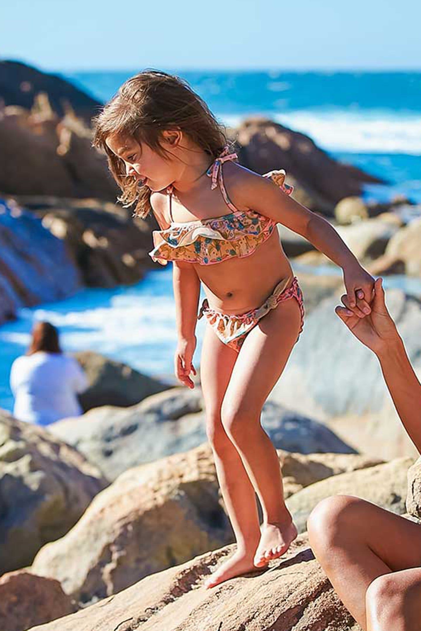 BATHING SUIT BAYO SUNSET FLOWERS 5
