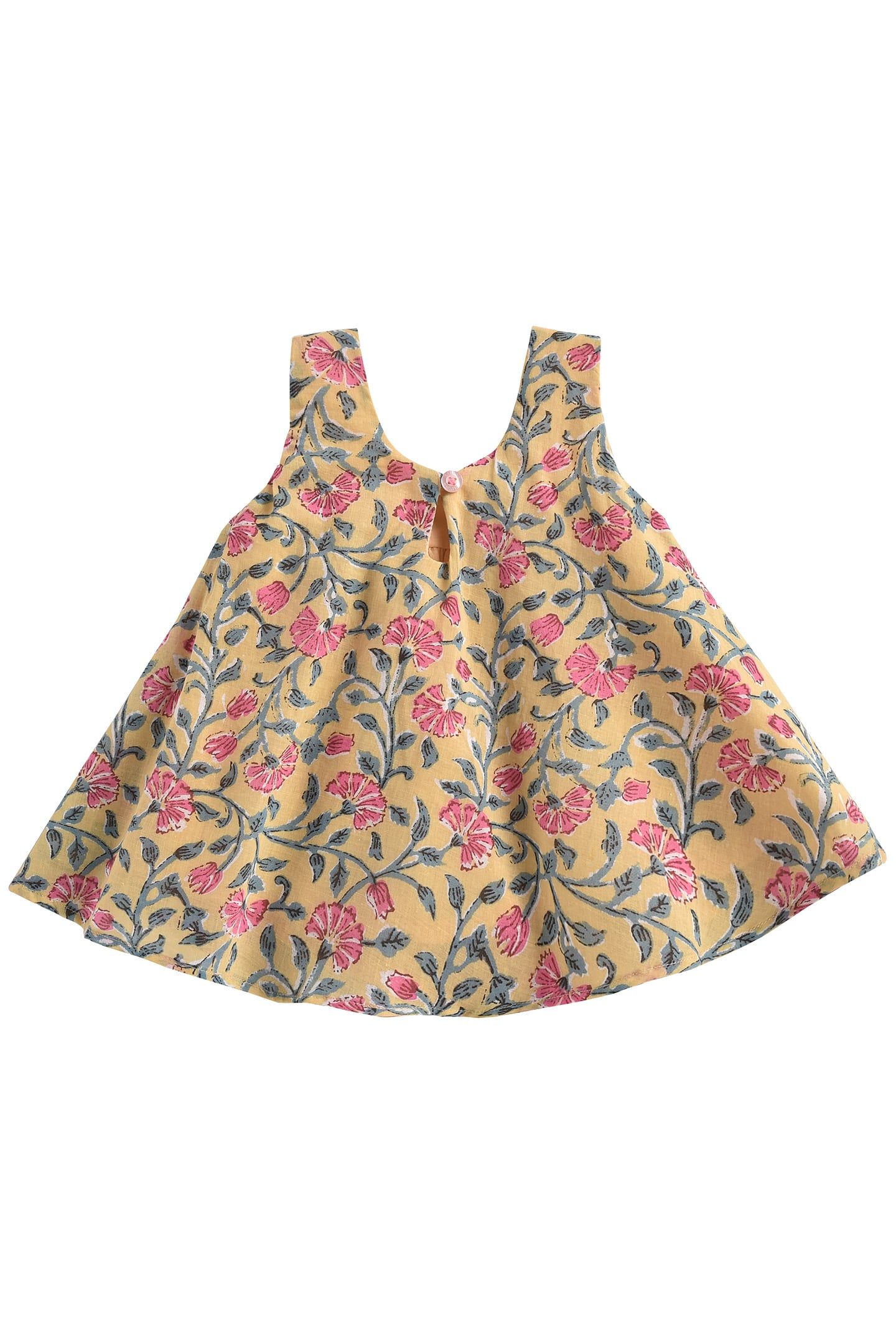 DRESS CALKINI LEMON FLOWERS 2
