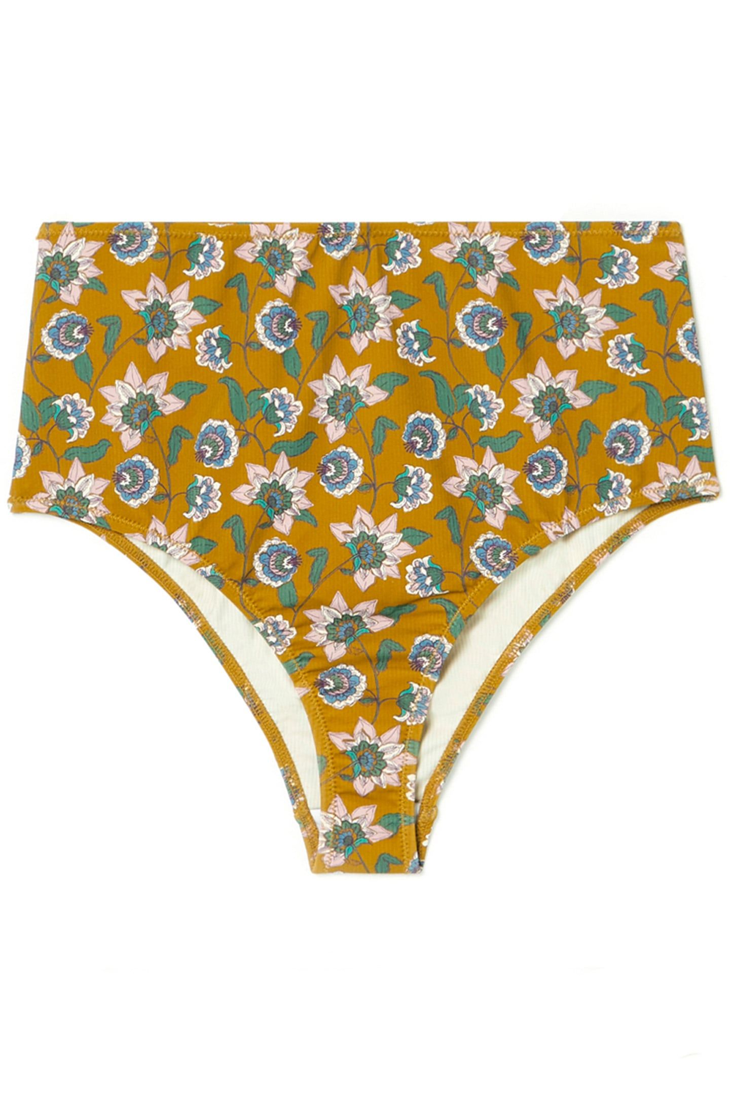 BIKINI H.WAIST BOTTOM CREEKY CINNAMON FLOWERS 1