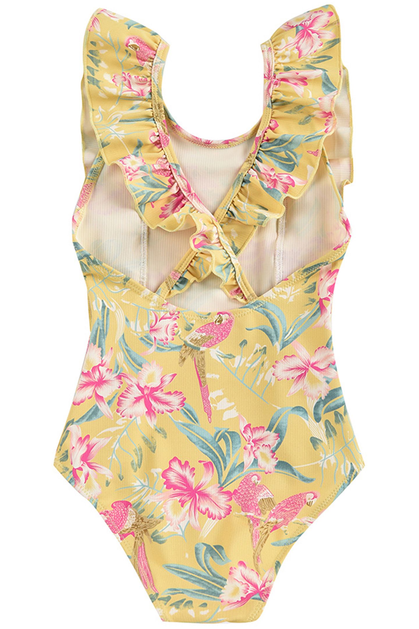 BATHING SUIT MOSILLOS SOFT HONEY PARROTS 2