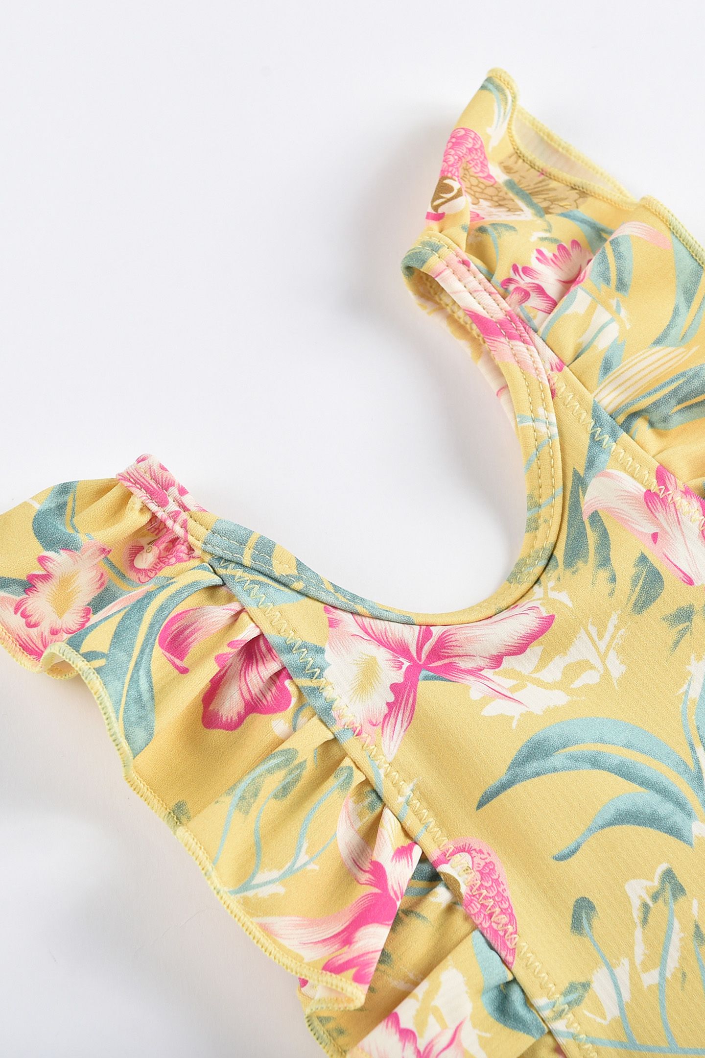 BATHING SUIT MOSILLOS SOFT HONEY PARROTS 8