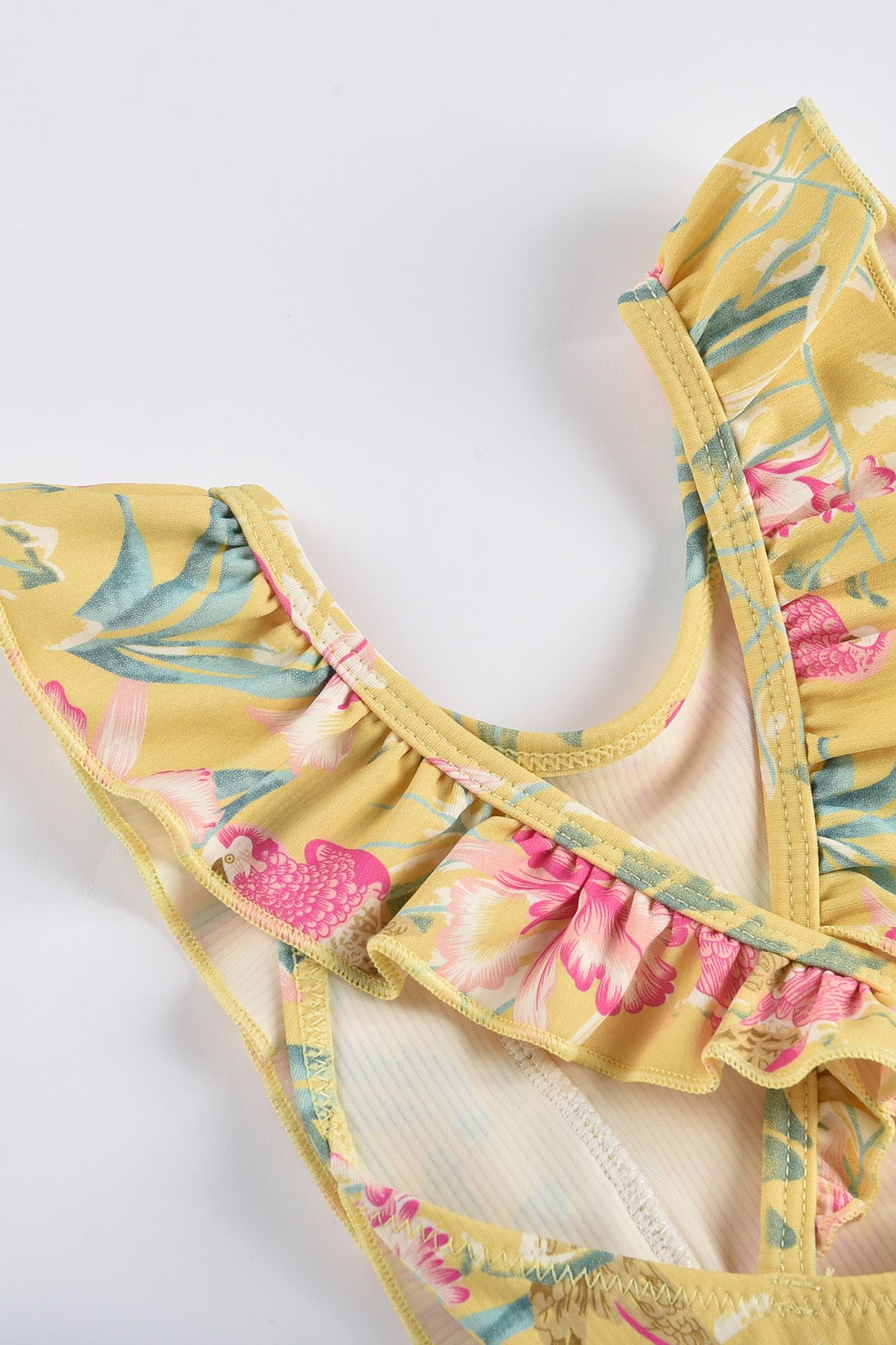 BATHING SUIT MOSILLOS SOFT HONEY PARROTS 9