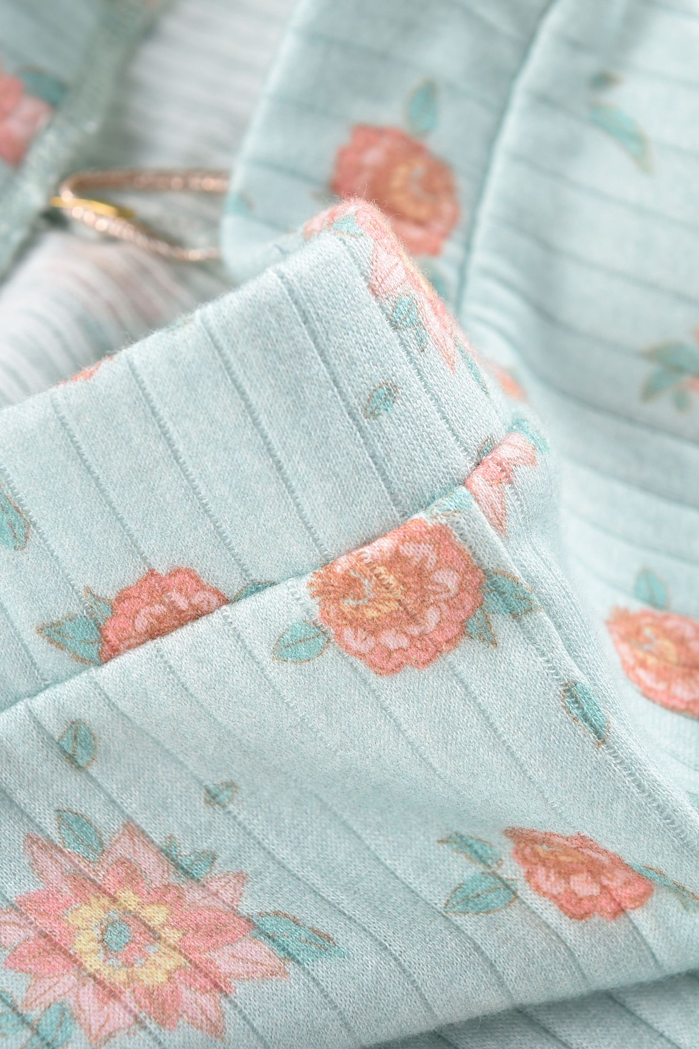 LEGGINGS ANANDOU VINTAGE BLUE FLOWERS 8