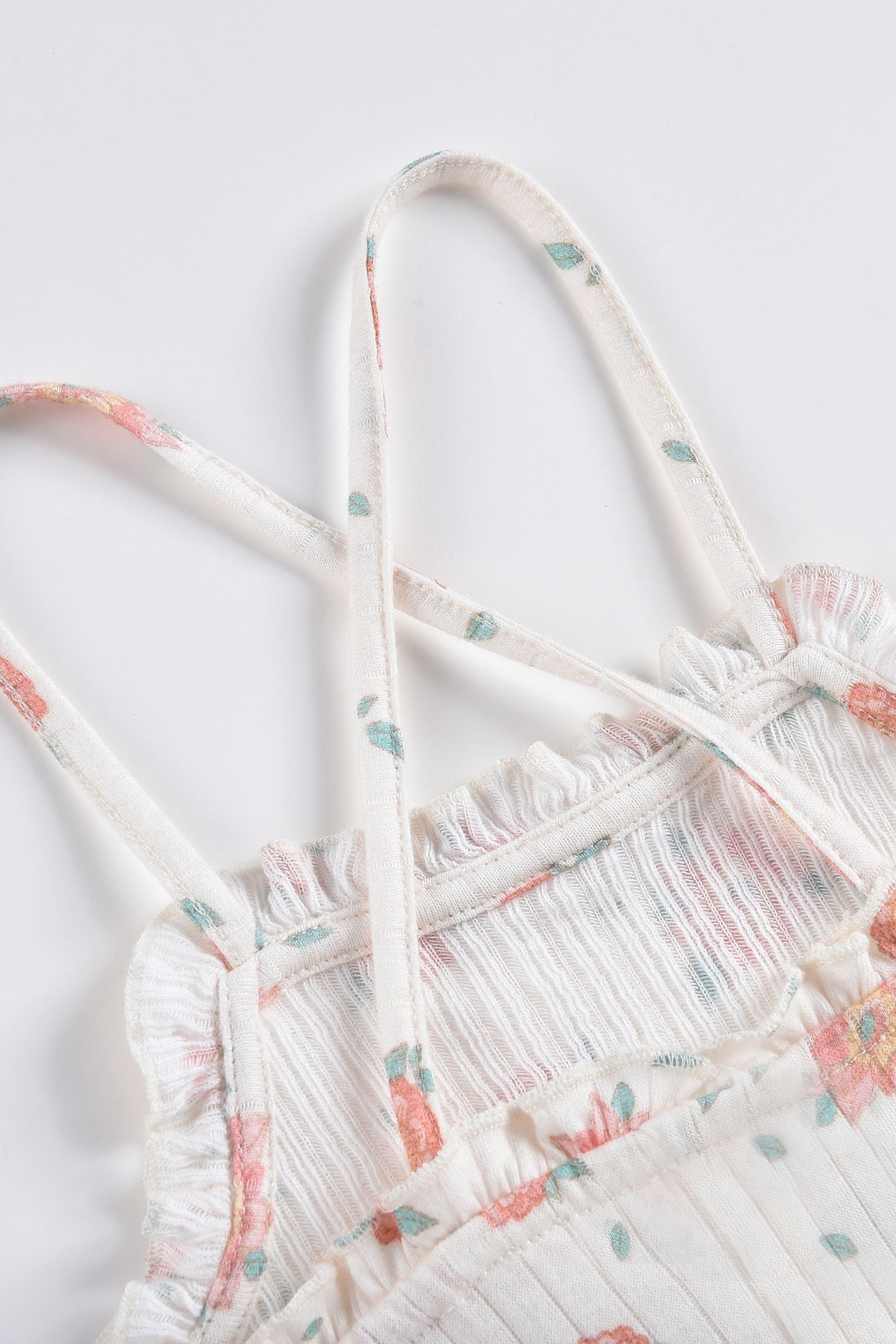 TANK TOP ALASHA OFF-WHITE FLOWERS 8