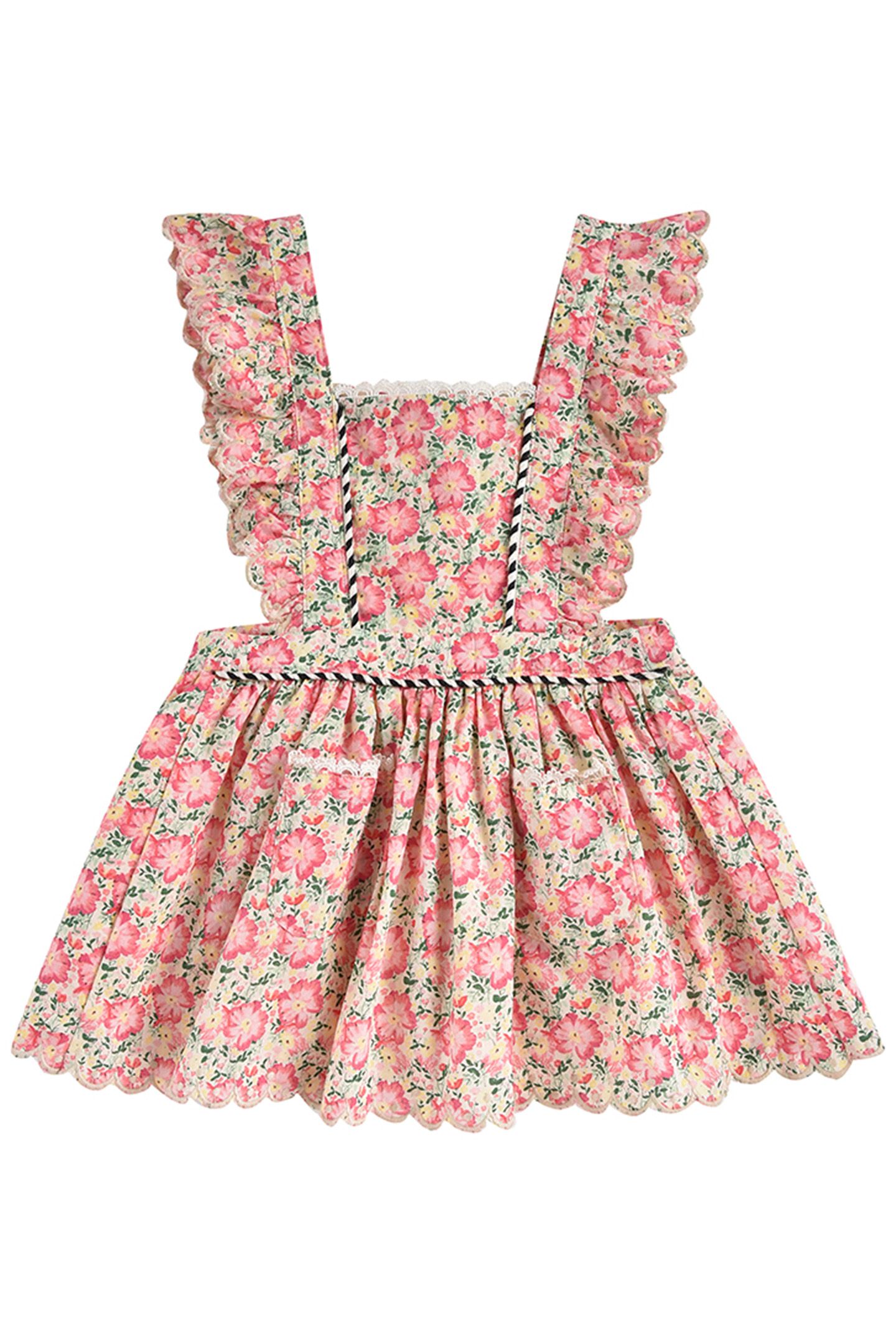 DRESS MISTINGUETTE PINK MEADOW 1