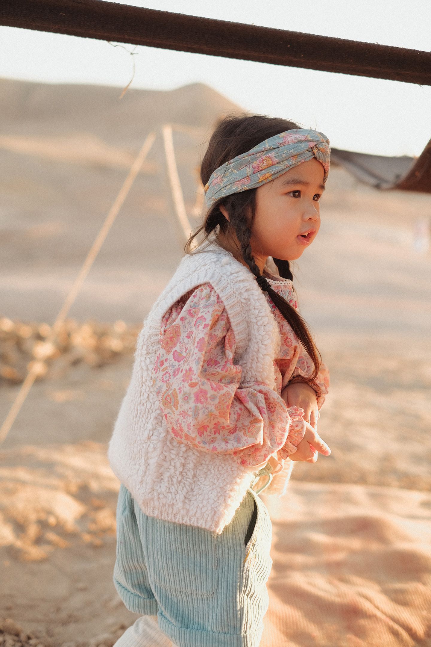 BLOUSE MAHINA CREAM FLOWER FIELDS 2