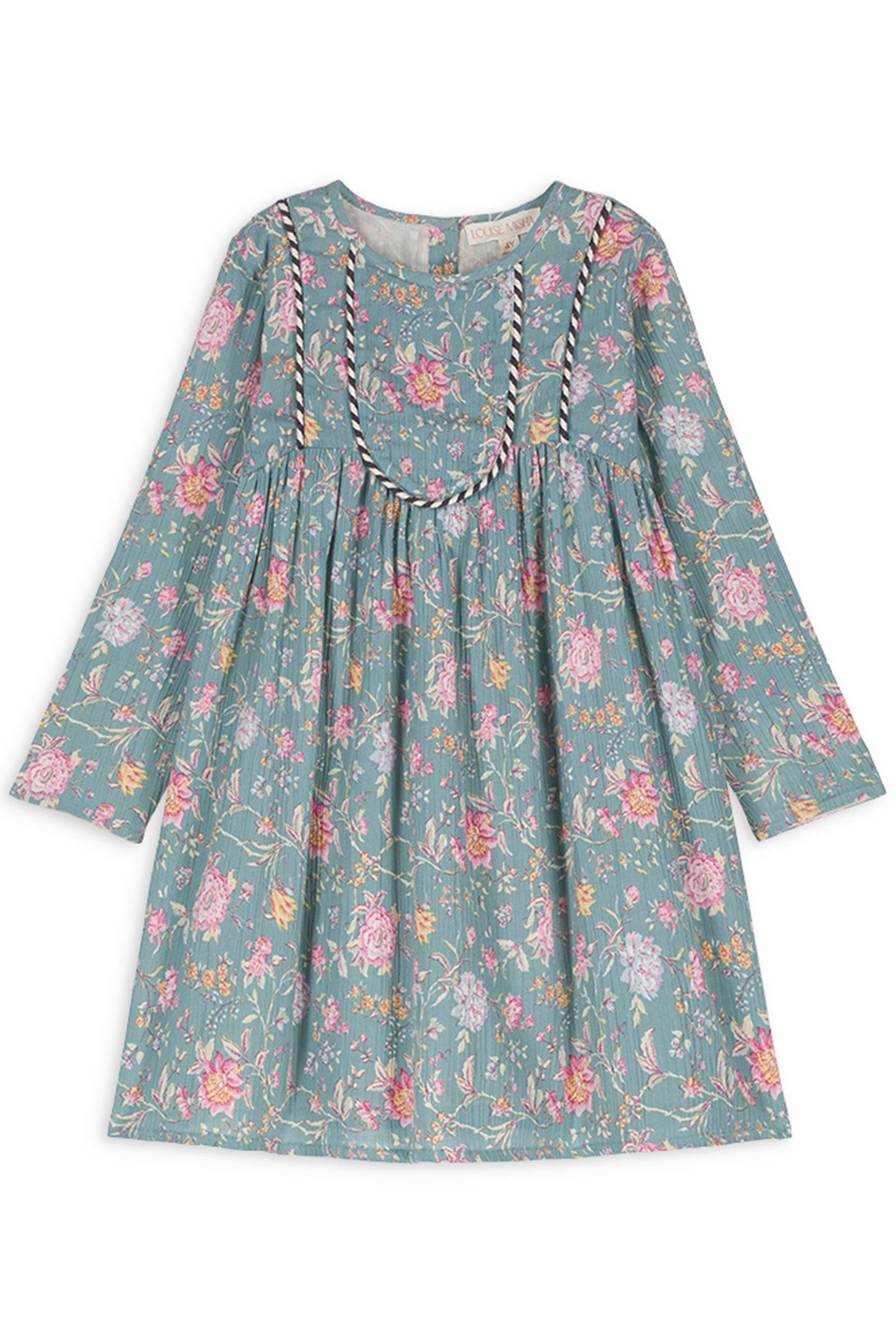 DRESS ROULOTTA BLUE ROSA DAMASCENA 1