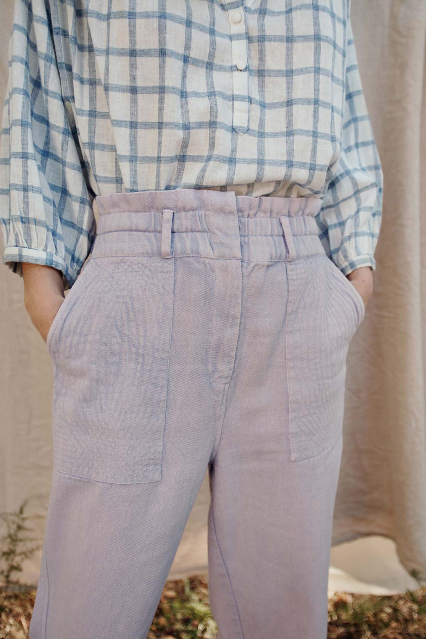 BLOUSE JEANNALI BLUE RIVER CHECKS 4