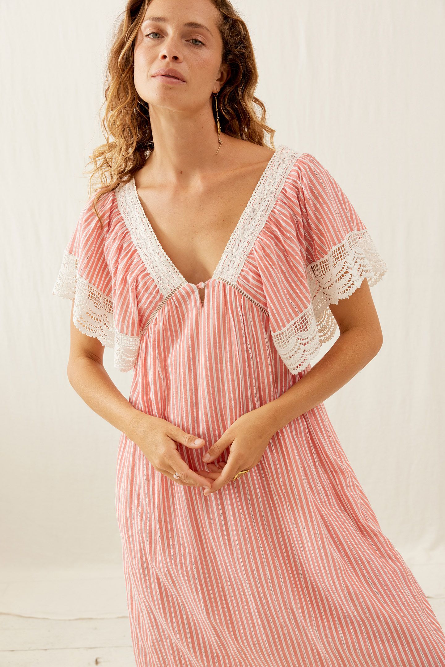DRESS ASHILA STRAWBERRY STRIPES 4