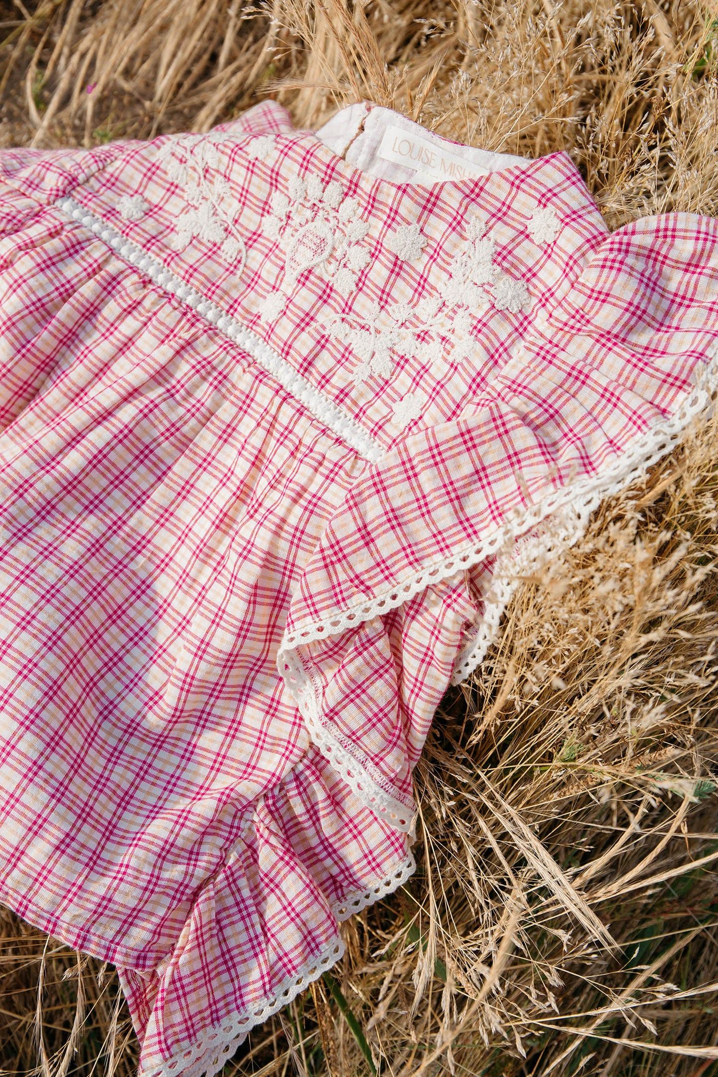 BLOUSE MALA FUCHSIA TARTAN JOY 8