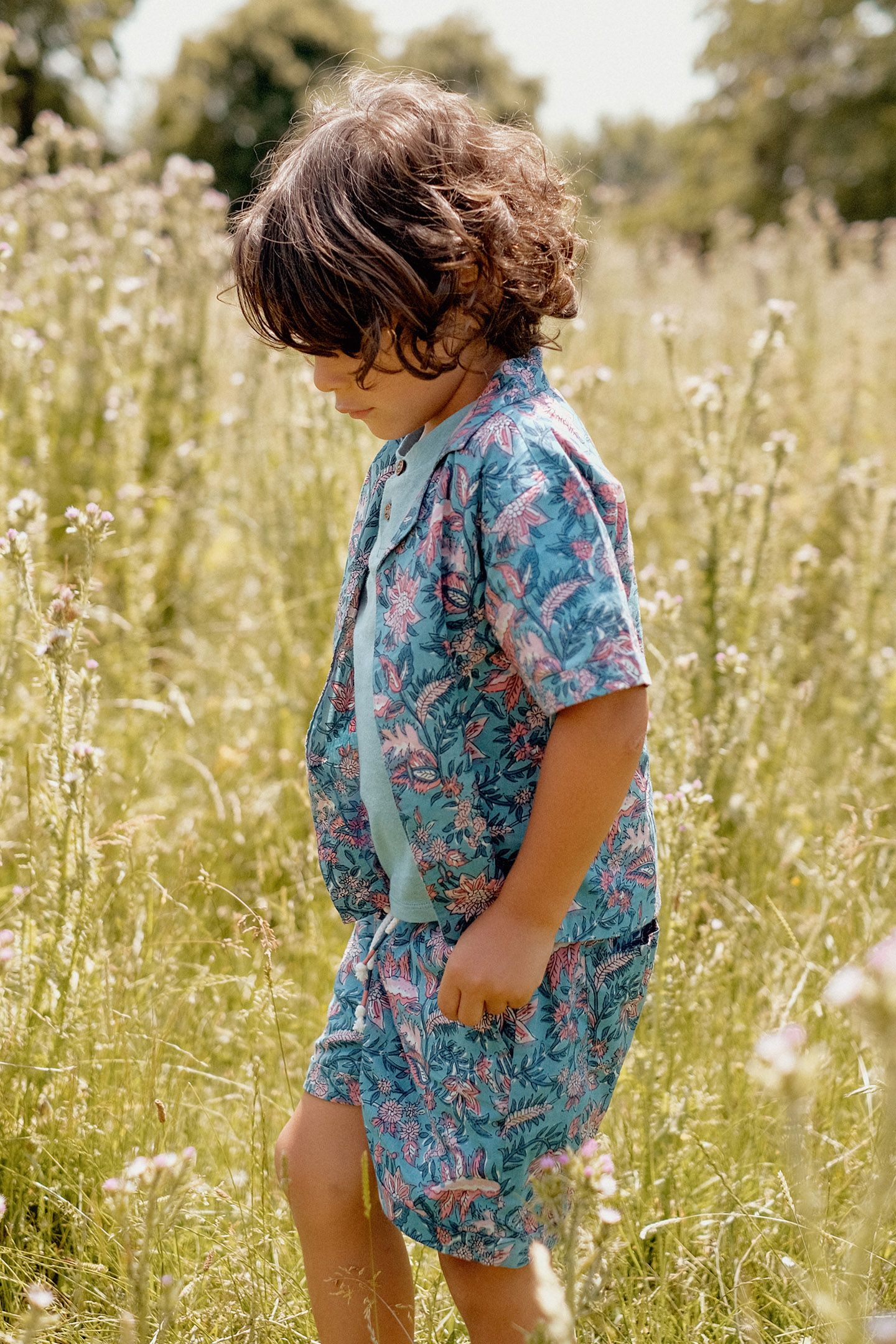 SHIRT ALOV TEAL GARDEN OF EDEN 9
