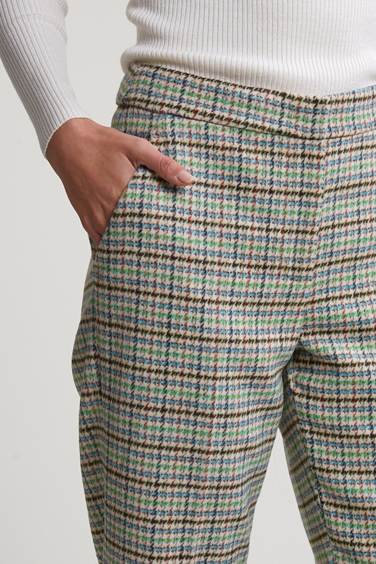 MULTI CHECKED PANTS 4