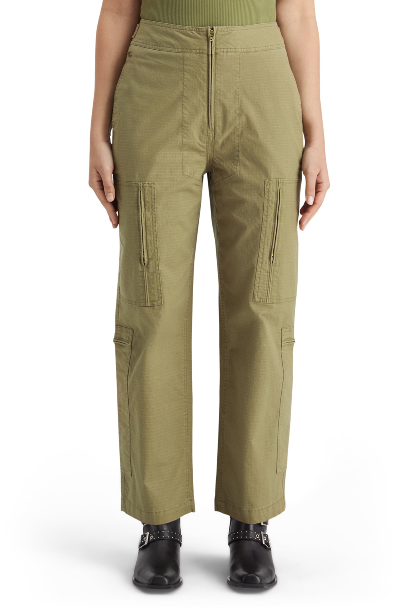 RIPSTOP UTILITY PANT WASHED MILITARY 1