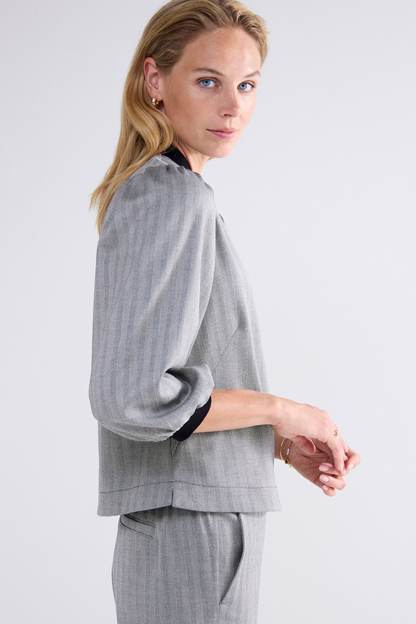 TOP HERRINGBONE BLACK 4