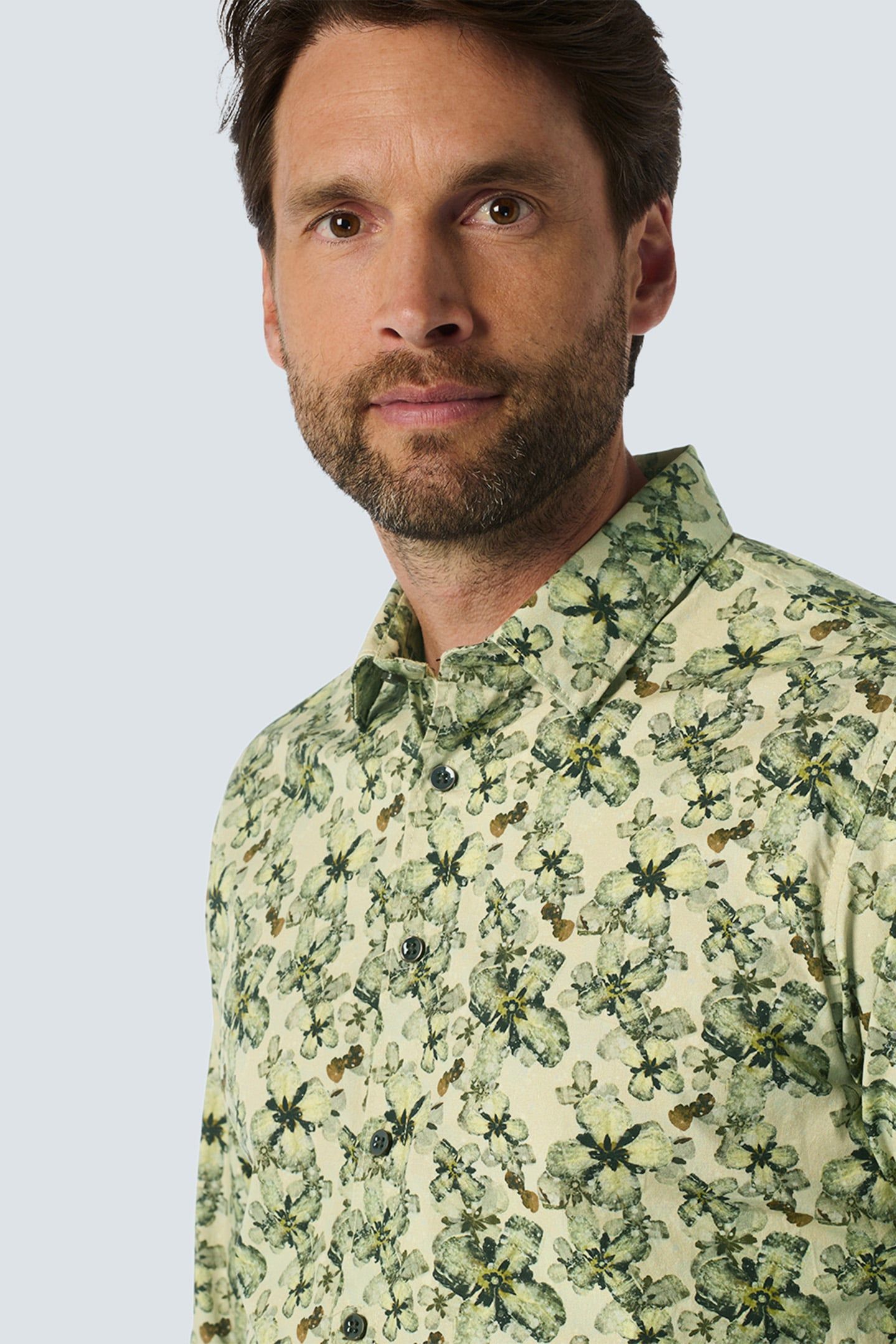 SHIRT STRETCH ALLOVER PRINTED CEMENT 6