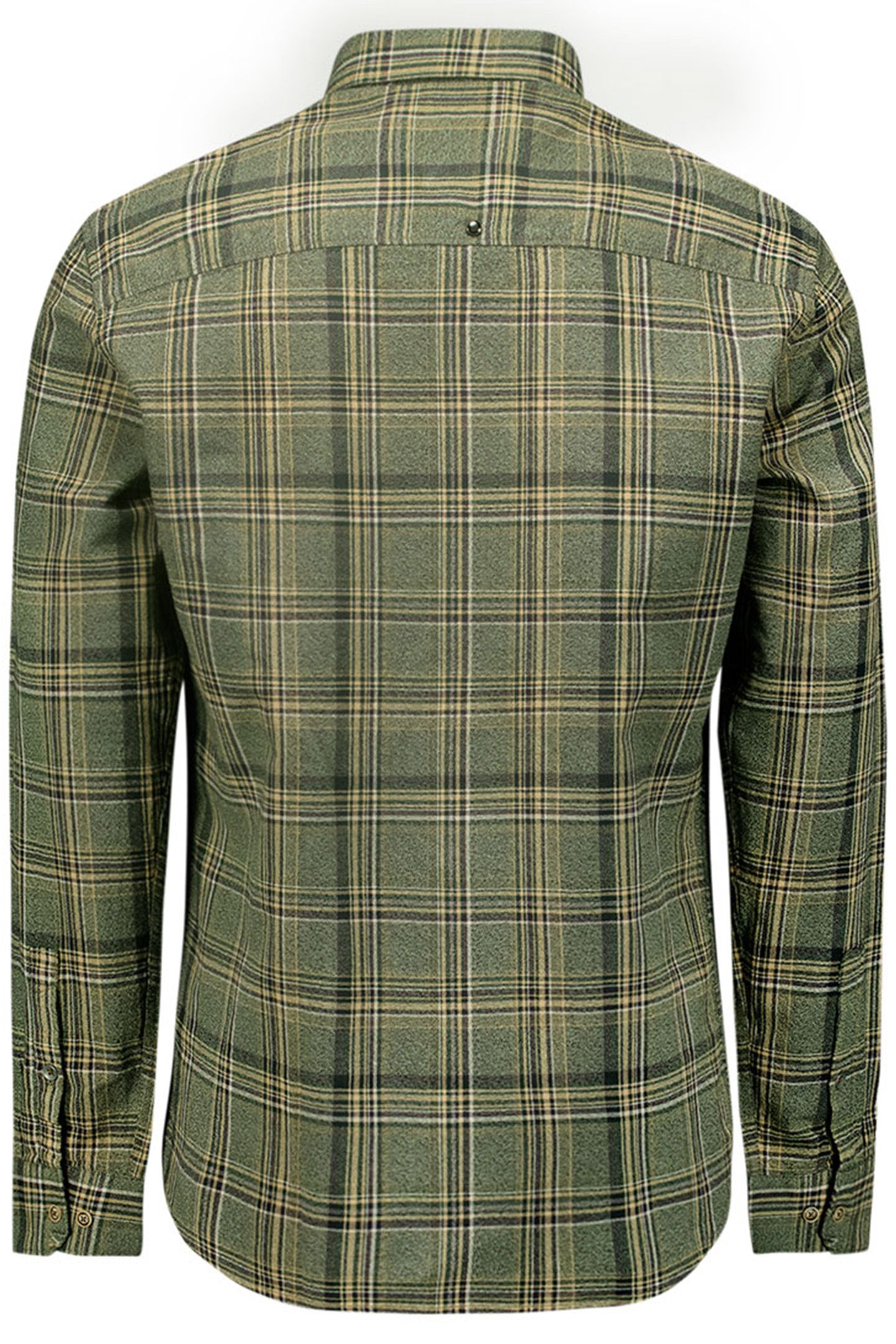 SHIRT CHECK DARK GREEN 2