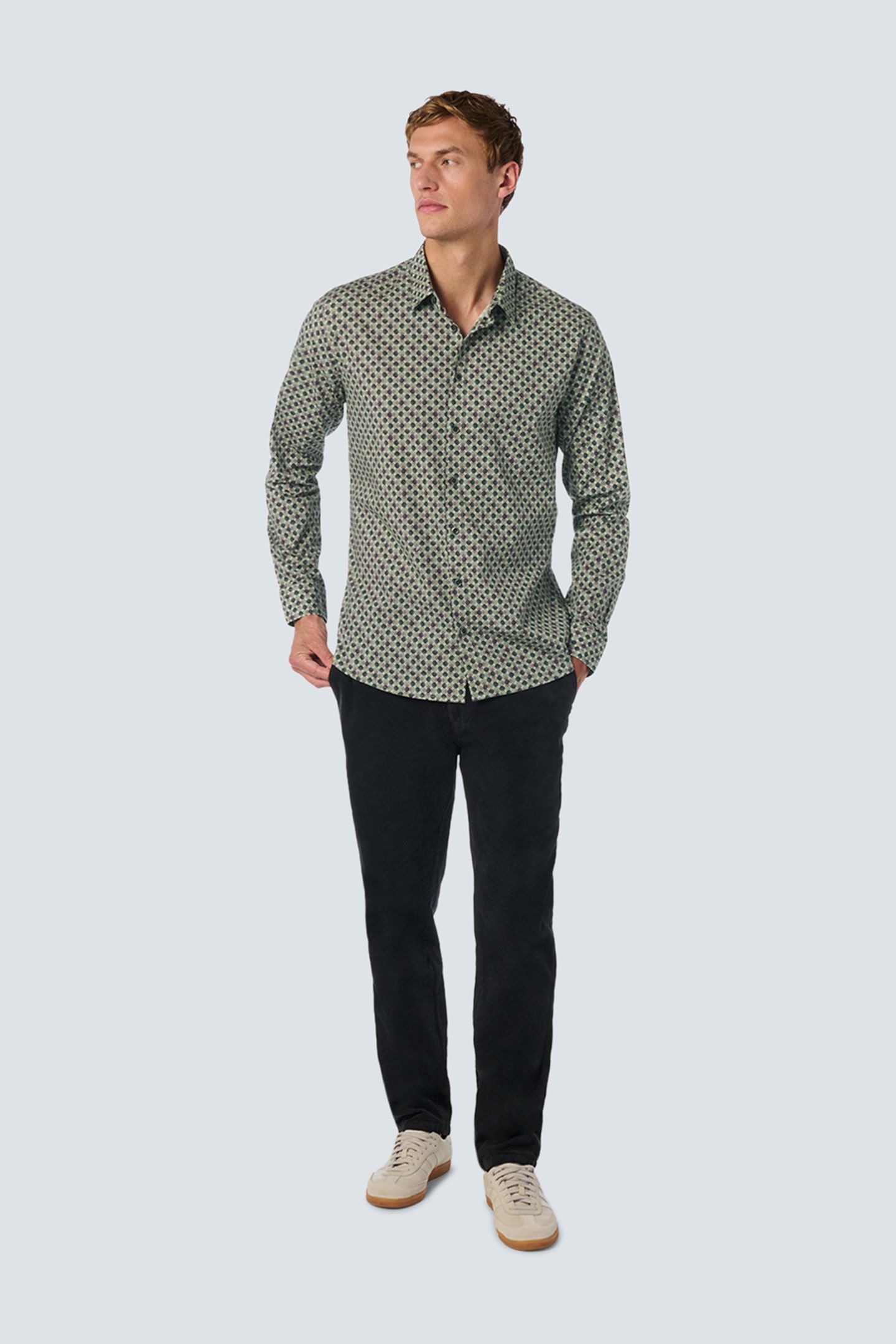 SHIRT STRETCH ALLOVER PRINTED SMOKE 3