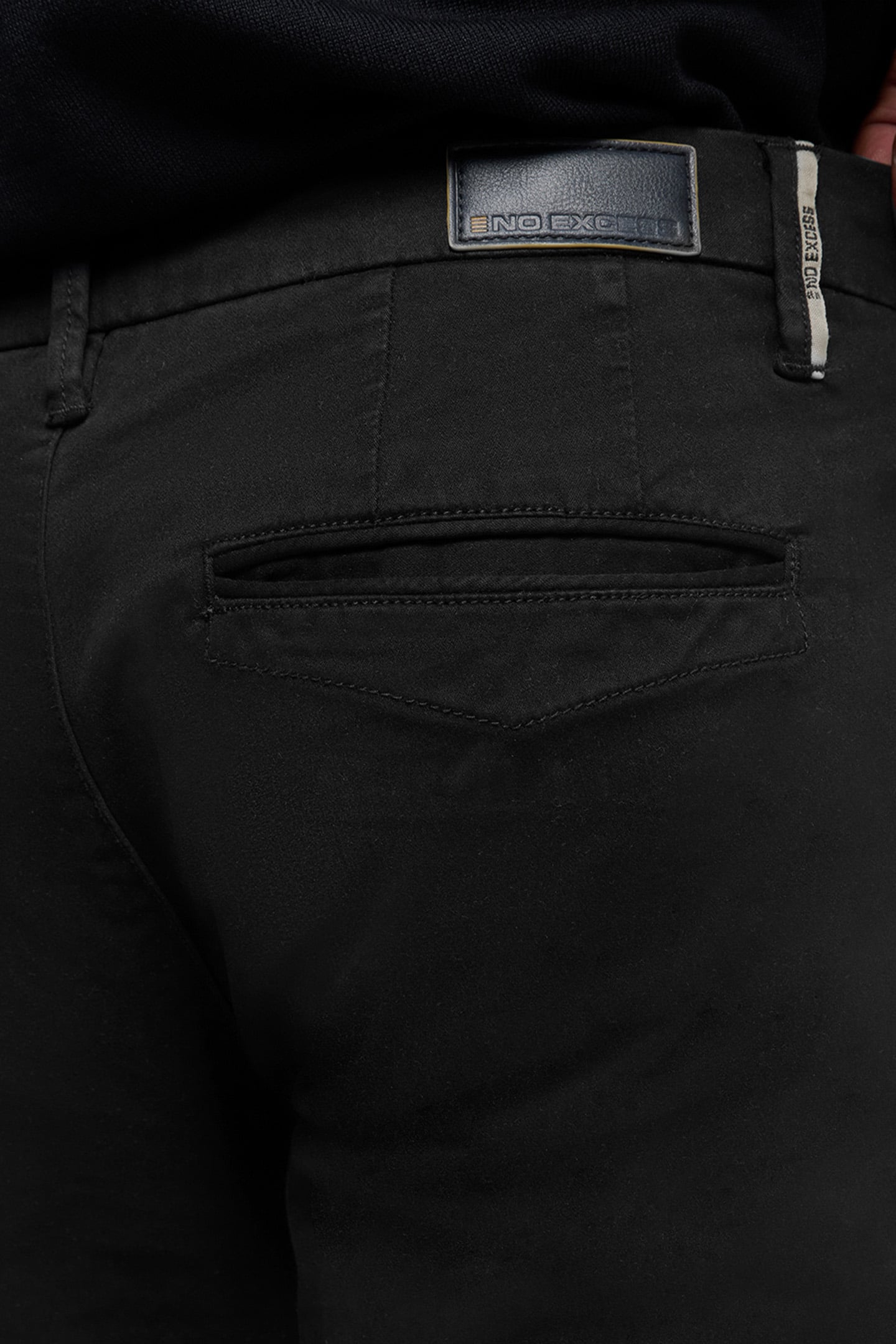 PANTS STRETCH GARMENT DYED BLACK 6