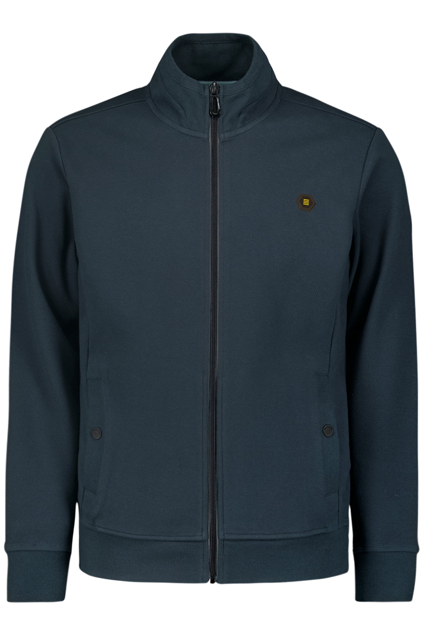 SWEATER FULL ZIPPER TWILL JACQUARD NIGHT 1