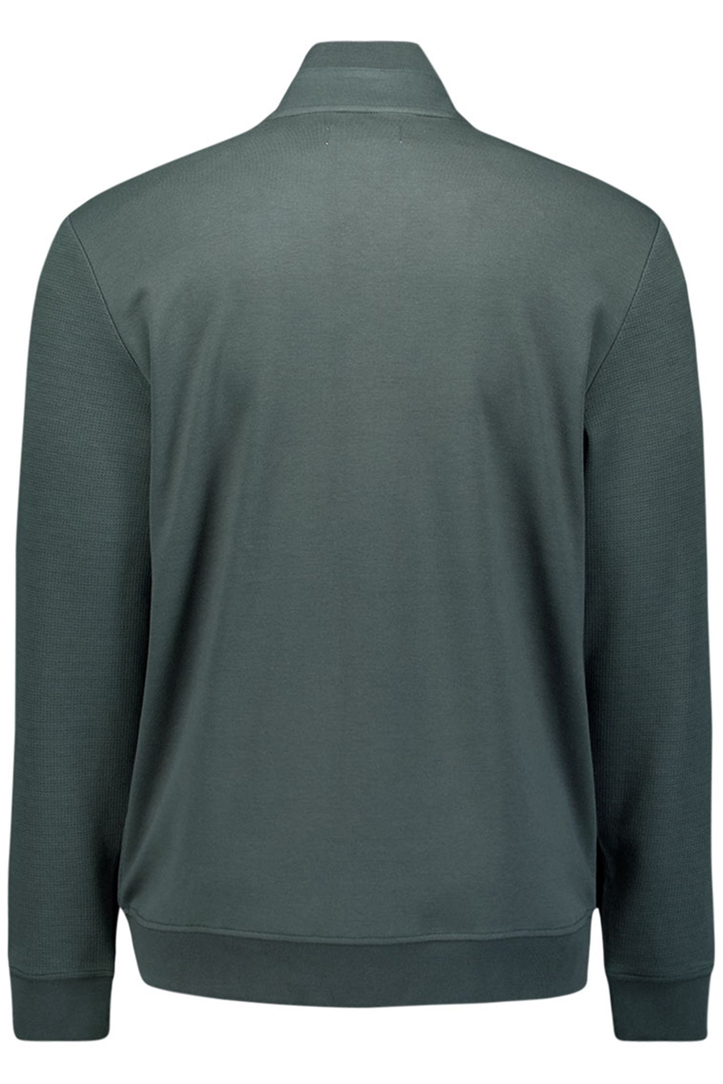 SWEATER FULL ZIPPER TWILL JACQUARD DARK STEEL 2