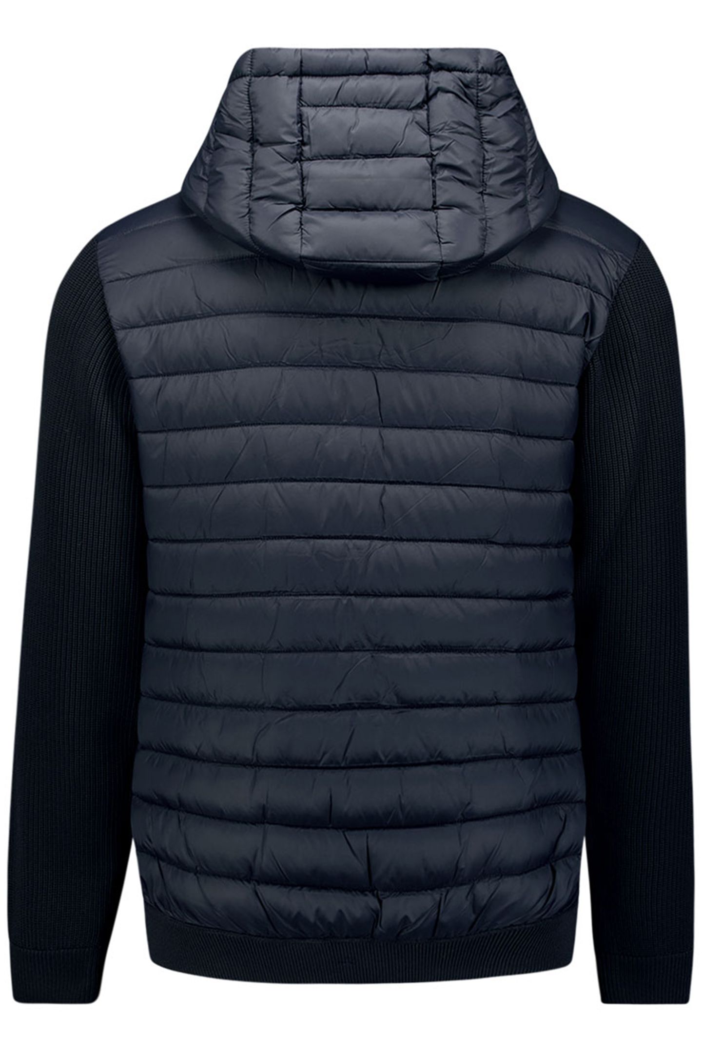 JACKET HOODED PADDED MIX WITH KNIT NIGHT 2