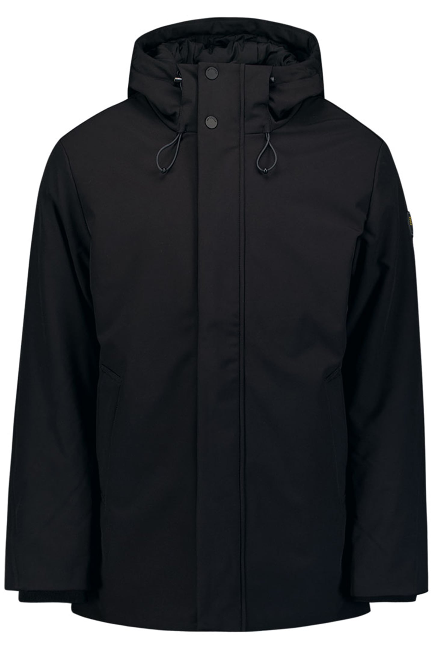 JACKET PARKA HOODED SOFT SHELL BLACK 1