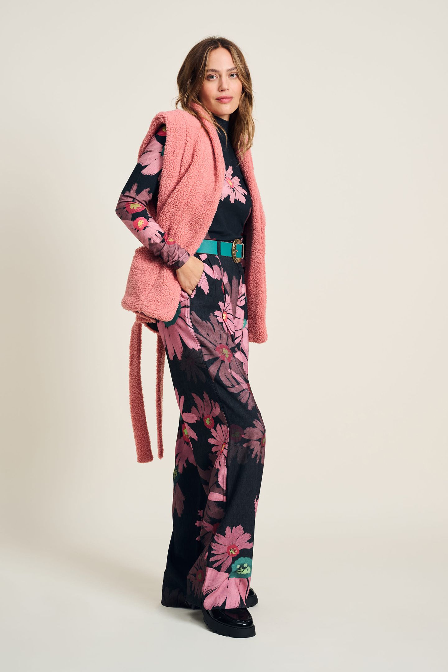 GILET - TEDDY DUSTY PINK 4