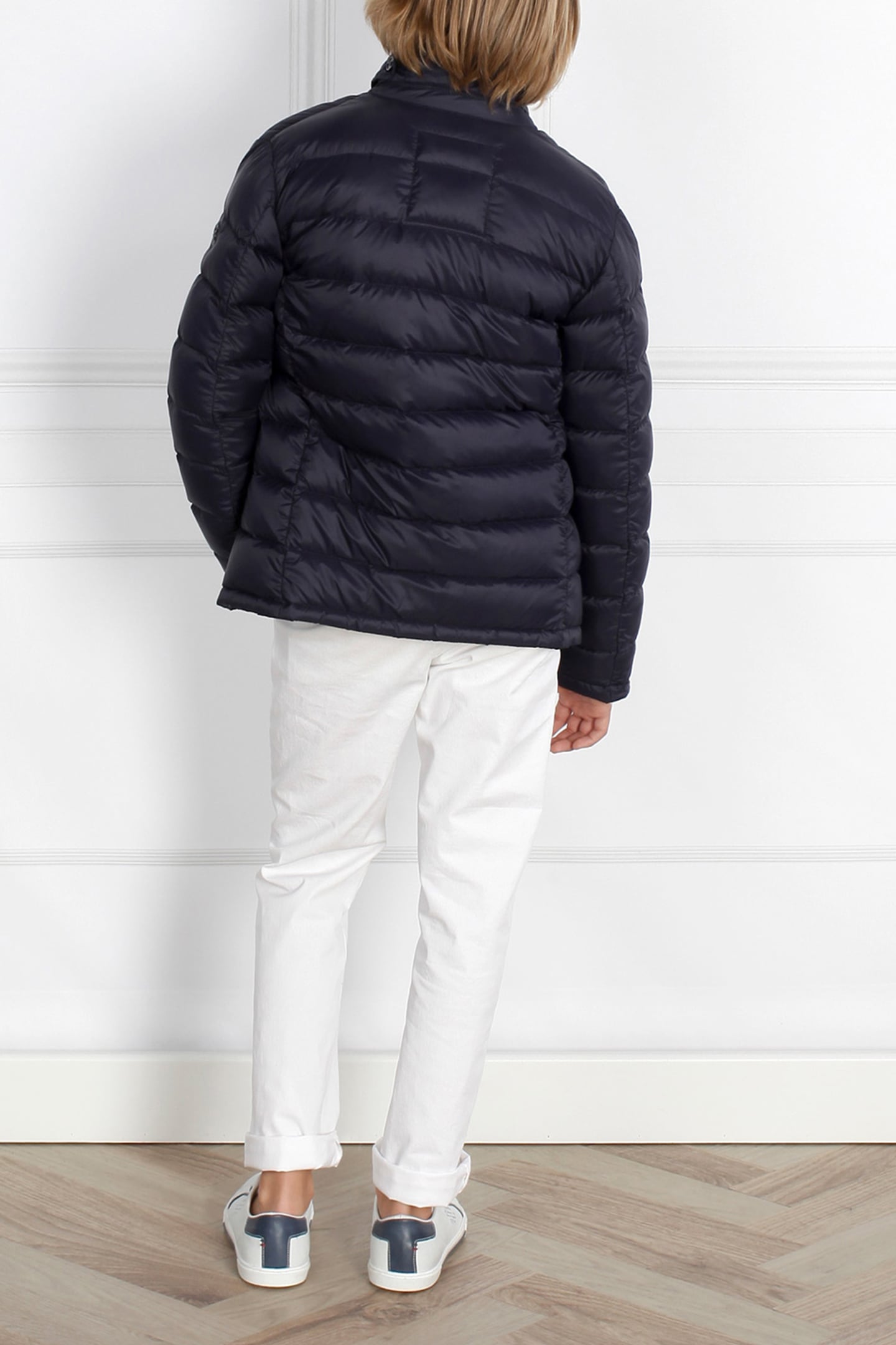 NYLON COMMUNION QUILTED BLAZER BLUE 2
